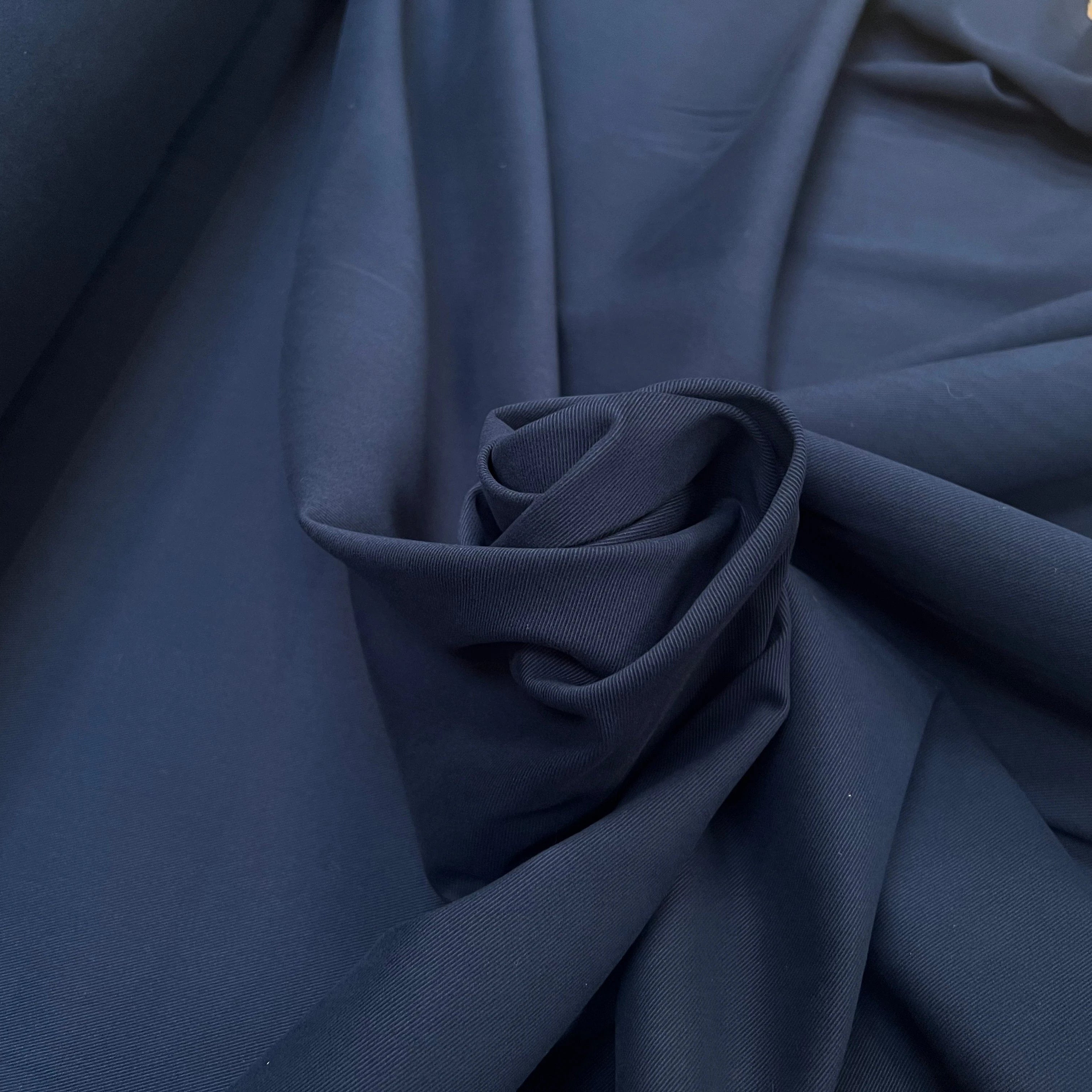 GABARDINE DUVETEUSE COTON STRETCH MARINE COUTURE 690 - My Little Coupon