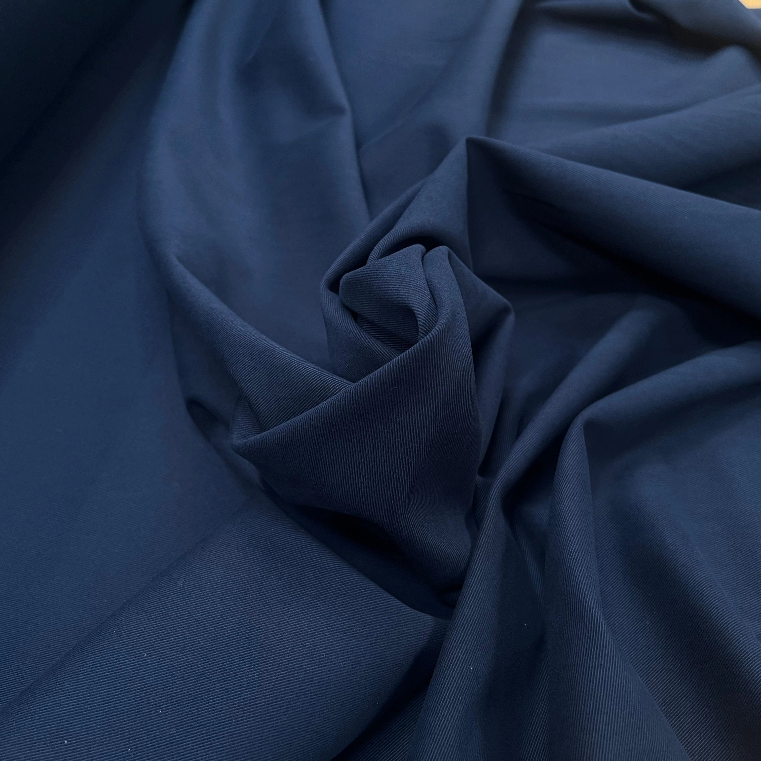 GABARDINE DUVETEUSE COTON STRETCH MARINE COUTURE 690 - My Little Coupon