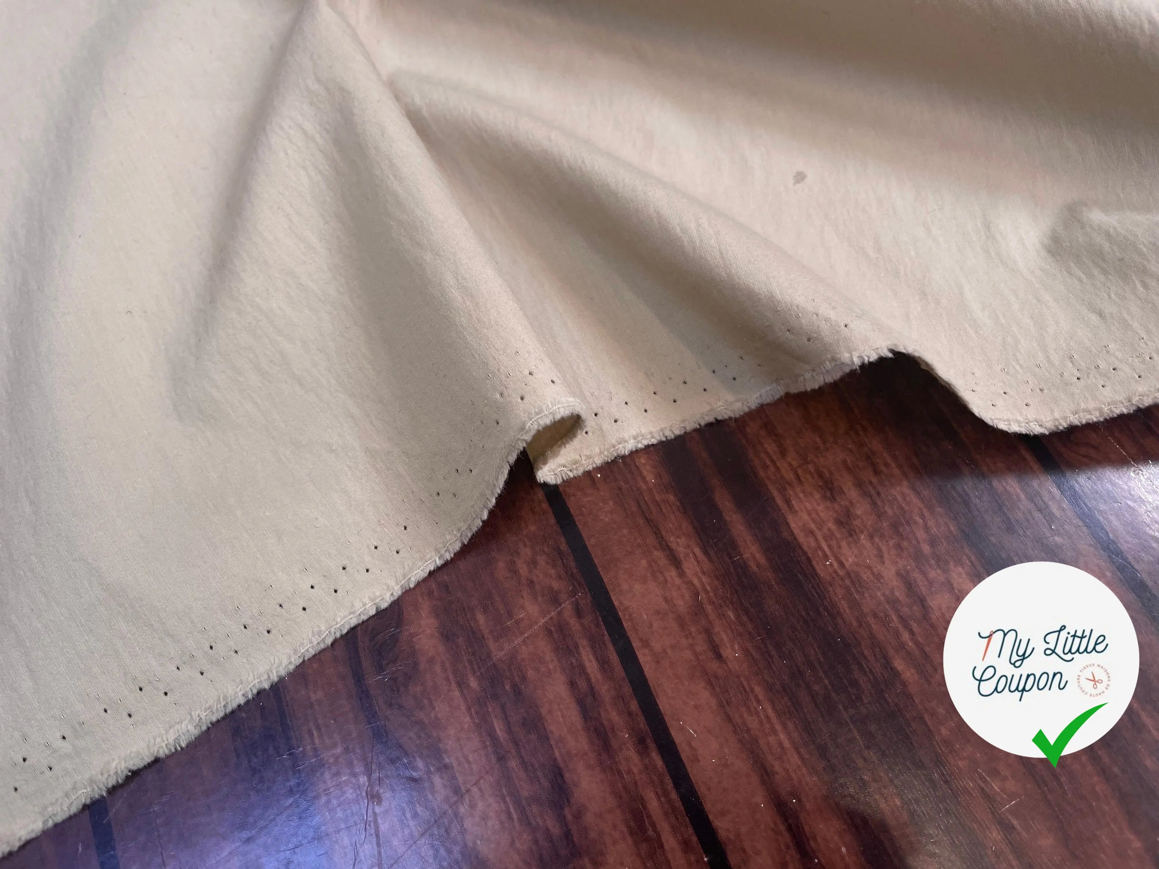 GABARDINE FINE LINEASSE 41271T BEIGE - My Little Coupon