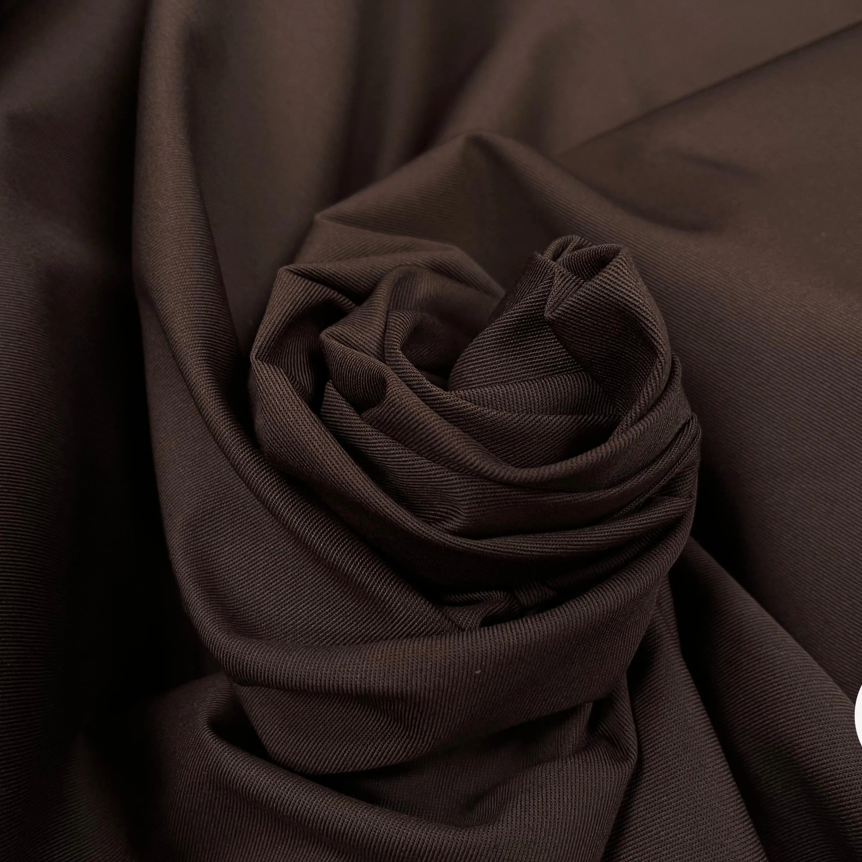 GABARDINE FINEMENT SERGÉE CHOCOLATE - My Little Coupon