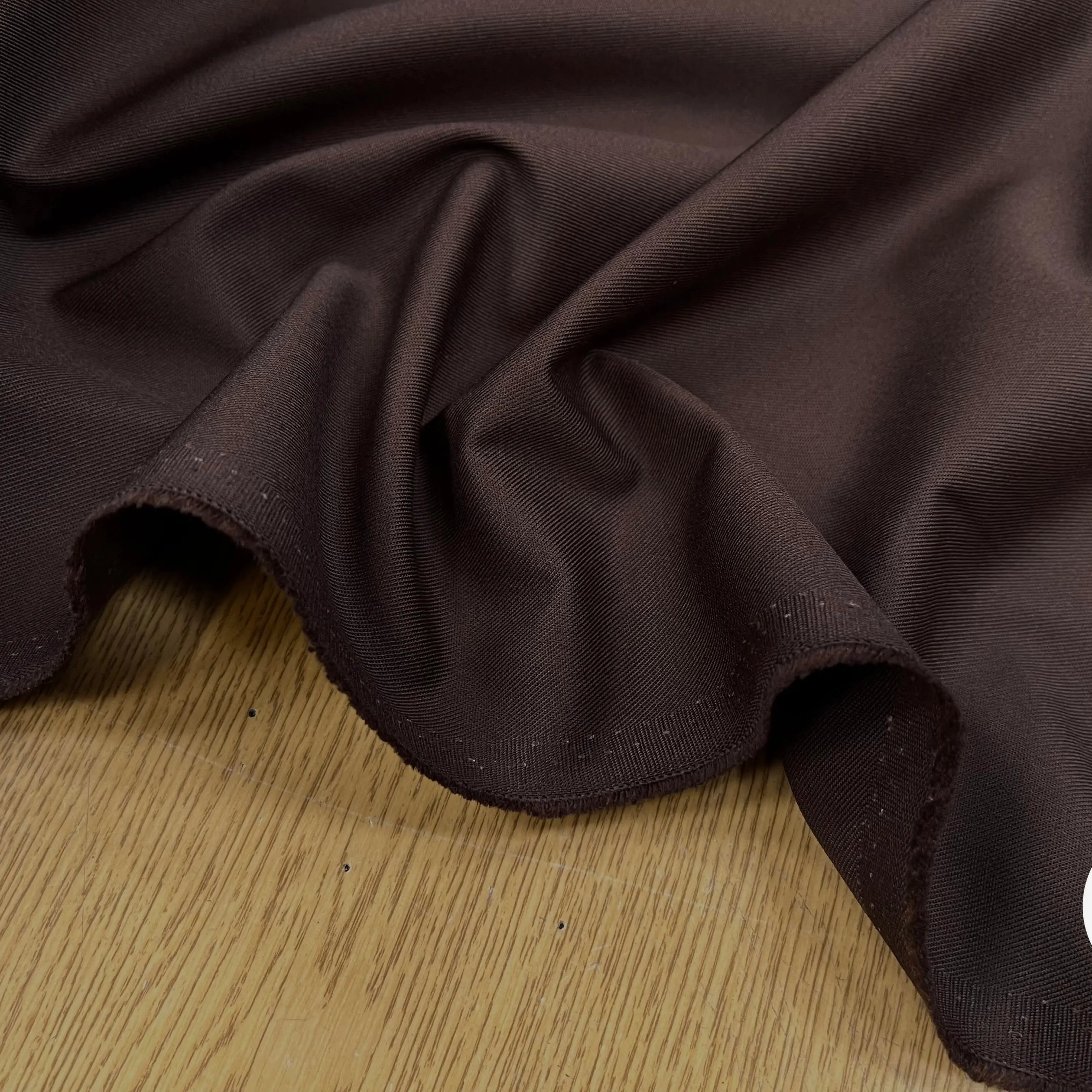 GABARDINE FINEMENT SERGÉE CHOCOLATE - My Little Coupon