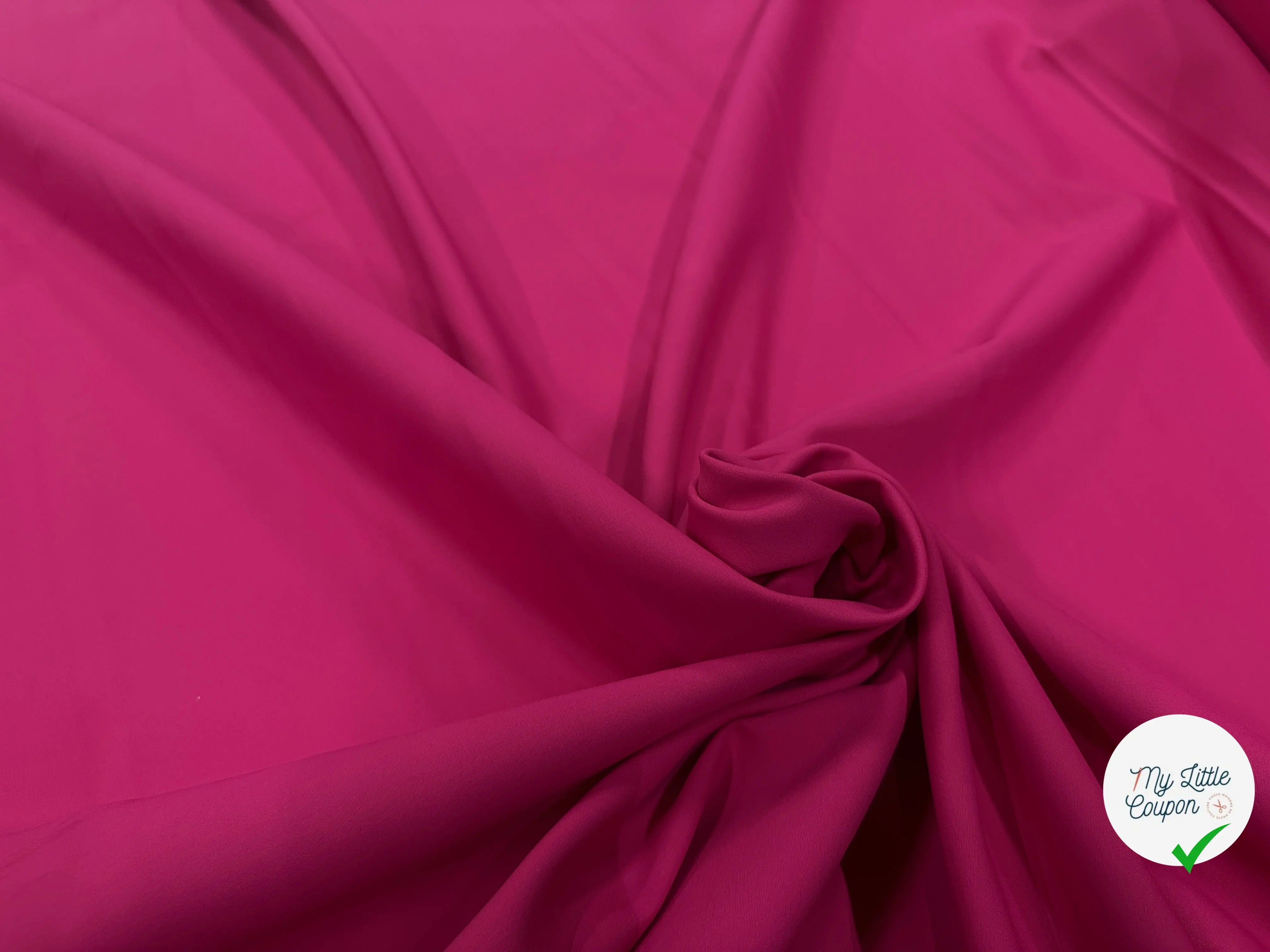 GABARDINE FLUIDE STRETCH SERGÉ ANVERSA ROSSOFORTE 6%EA FUCHSIA MSO
