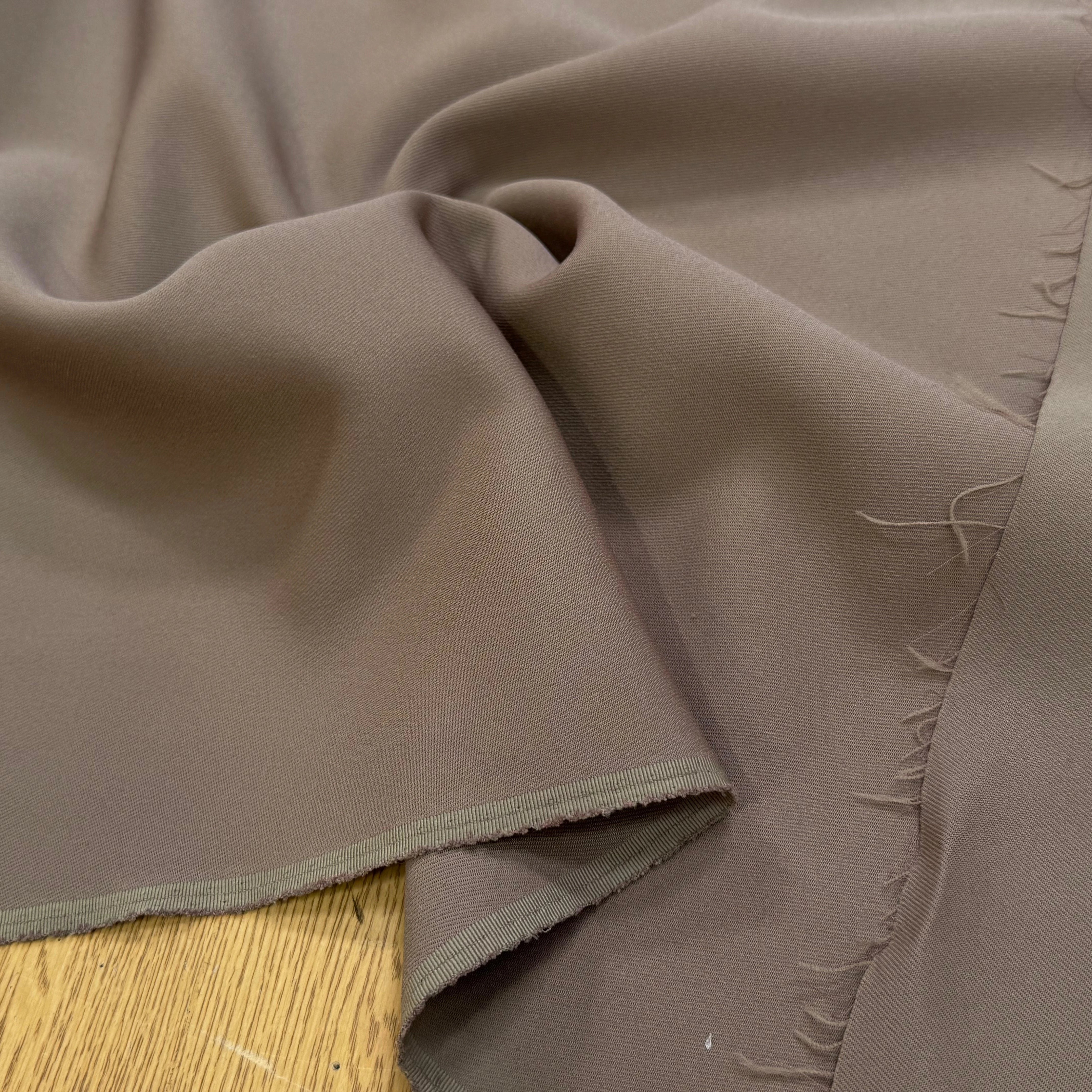 GABARDINE JAPON QUALITÉ COUTURE BEAU TOMBÉ CAFÉ - My Little Coupon