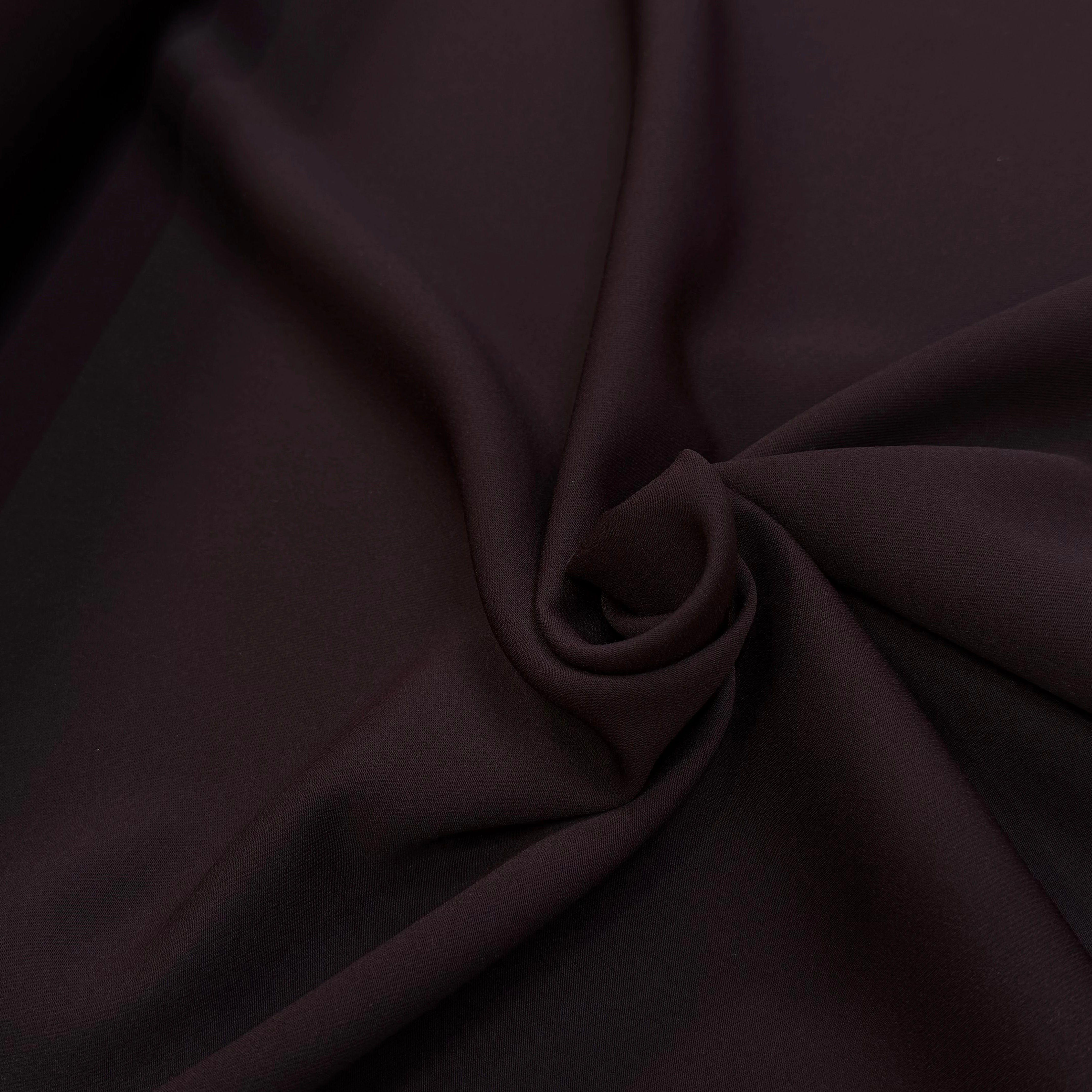 GABARDINE JAPON QUALITÉ COUTURE BEAU TOMBÉ CHOCO-BORDEAUX - My Little Coupon
