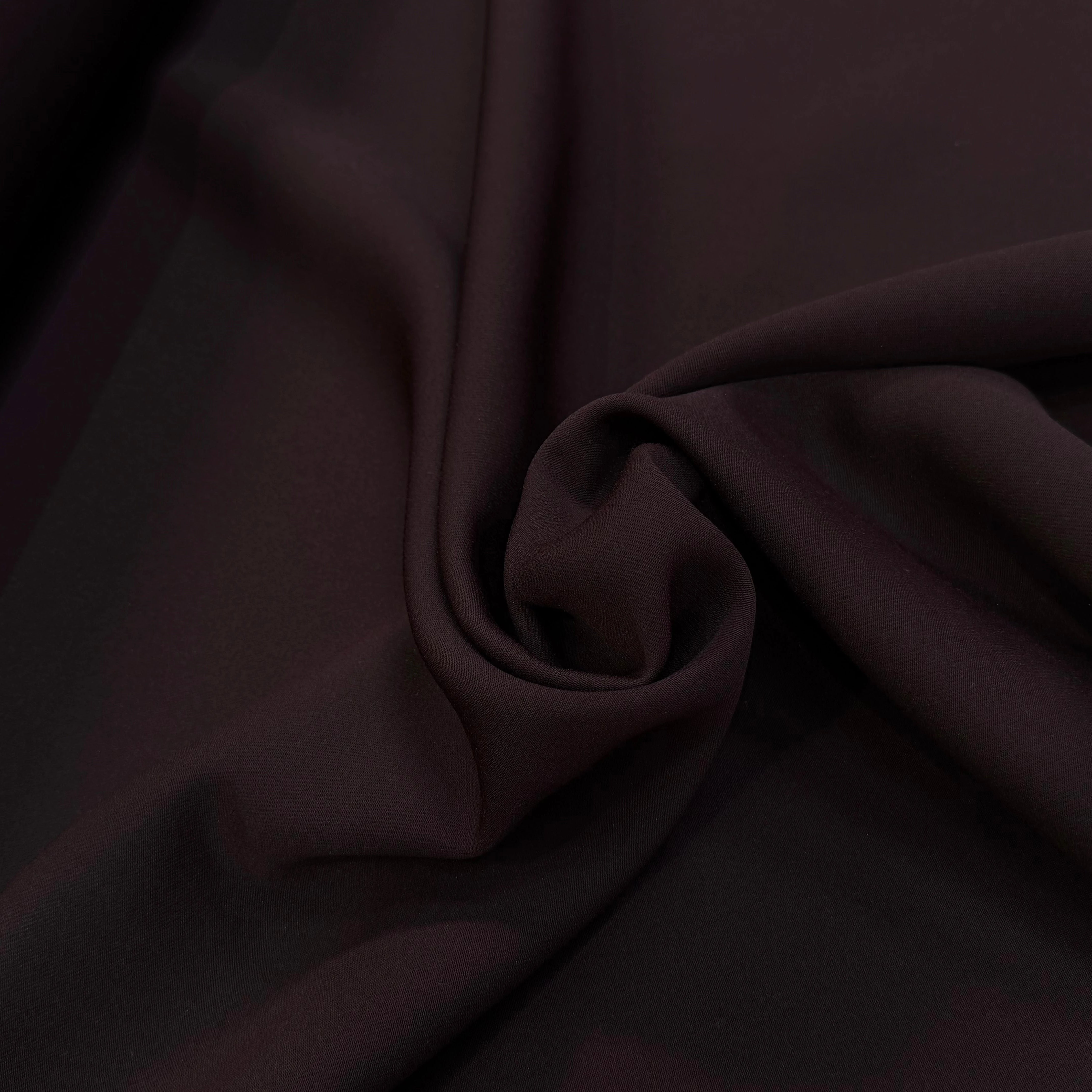GABARDINE JAPON QUALITÉ COUTURE BEAU TOMBÉ CHOCO-BORDEAUX - My Little Coupon