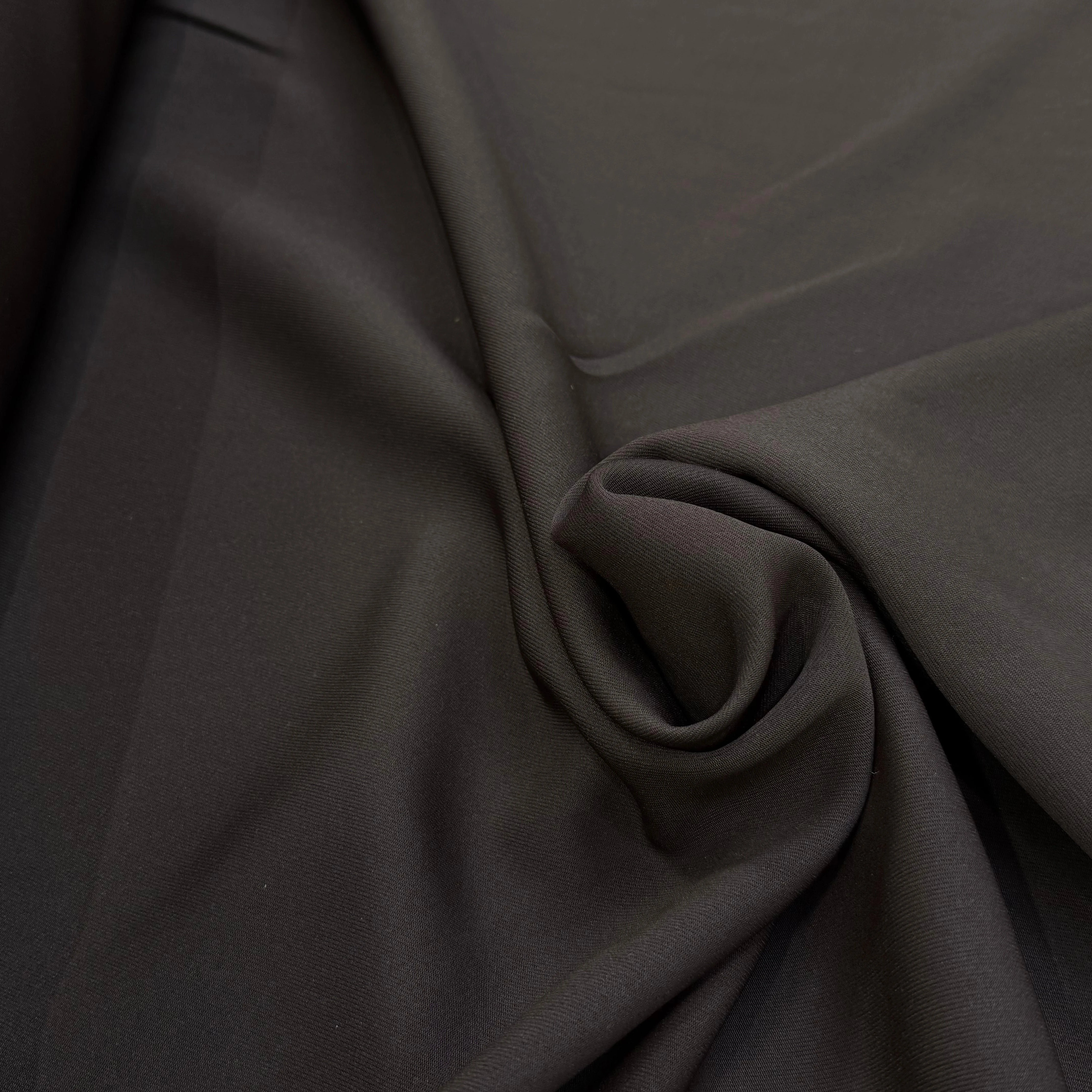 GABARDINE JAPON QUALITÉ COUTURE BEAU TOMBÉ MARRON FONCÉ - My Little Coupon