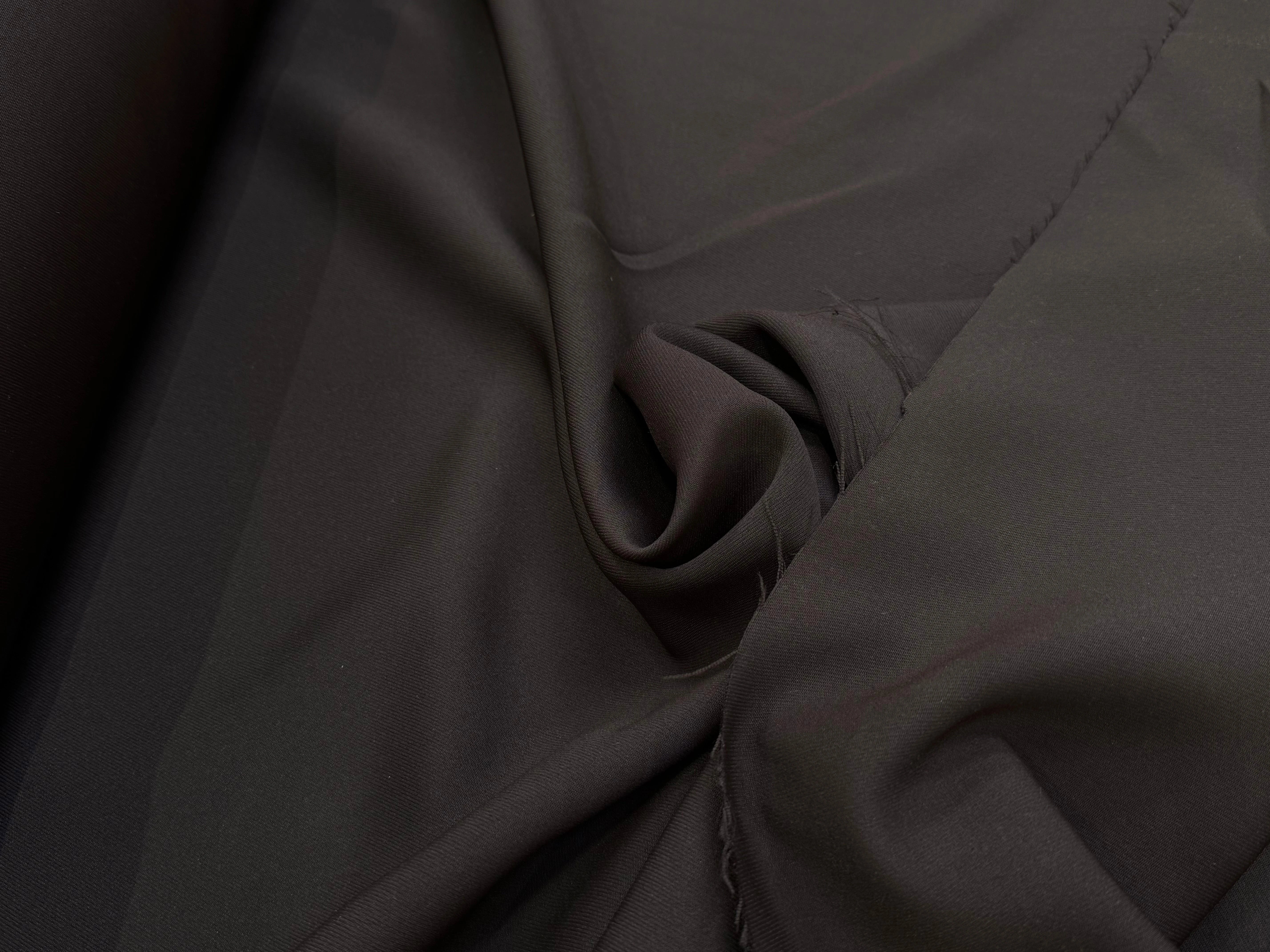 GABARDINE JAPON QUALITÉ COUTURE BEAU TOMBÉ MARRON FONCÉ - My Little Coupon