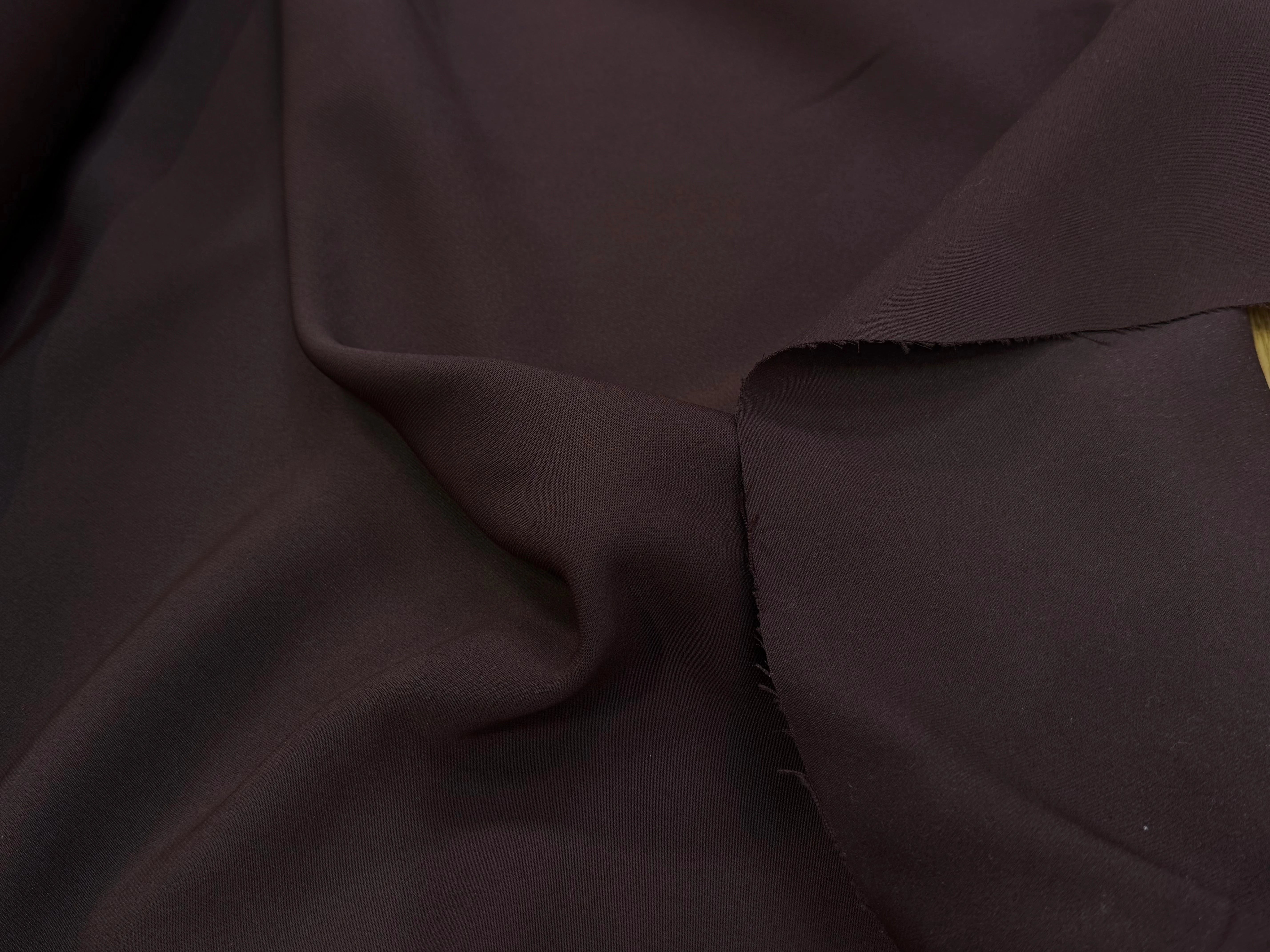 GABARDINE JAPON QUALITÉ COUTURE BEAU TOMBÉ MARRON - My Little Coupon