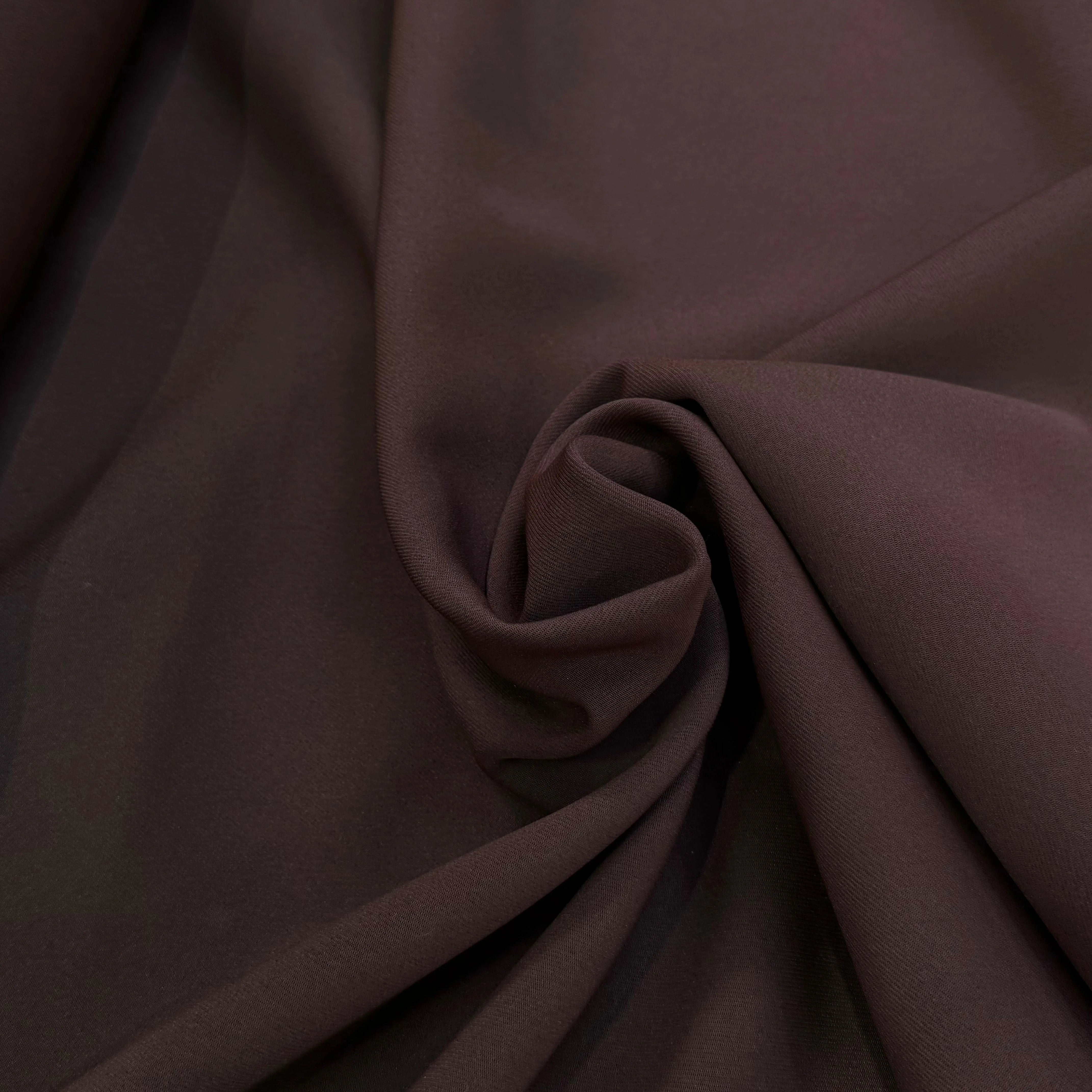 GABARDINE JAPON QUALITÉ COUTURE BEAU TOMBÉ MARRON - My Little Coupon