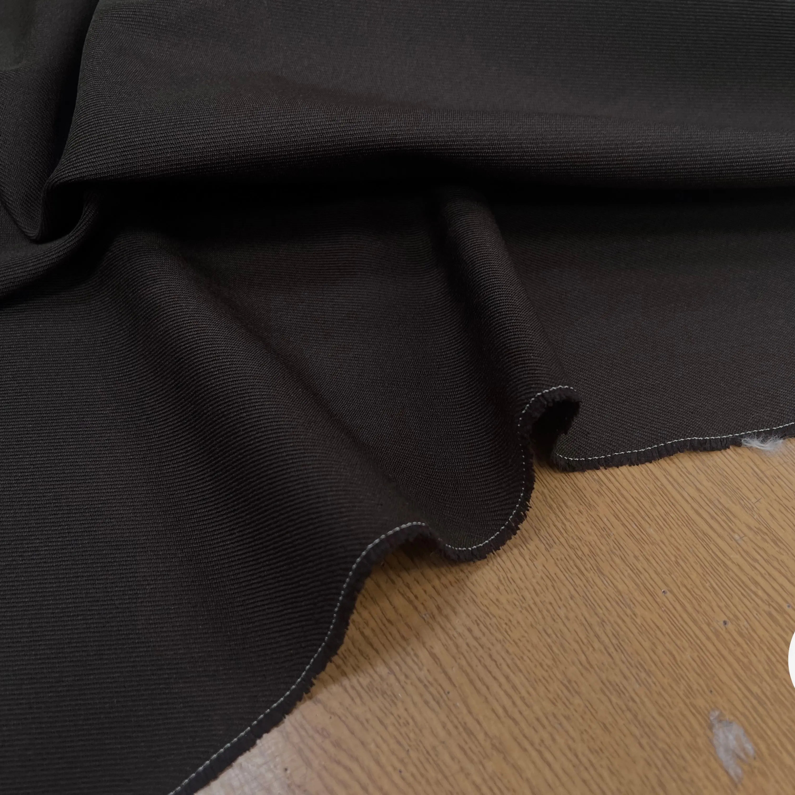 GABARDINE LAINE MÉLANGÉE KHAKI 56% LAINE VIERGE - My Little Coupon