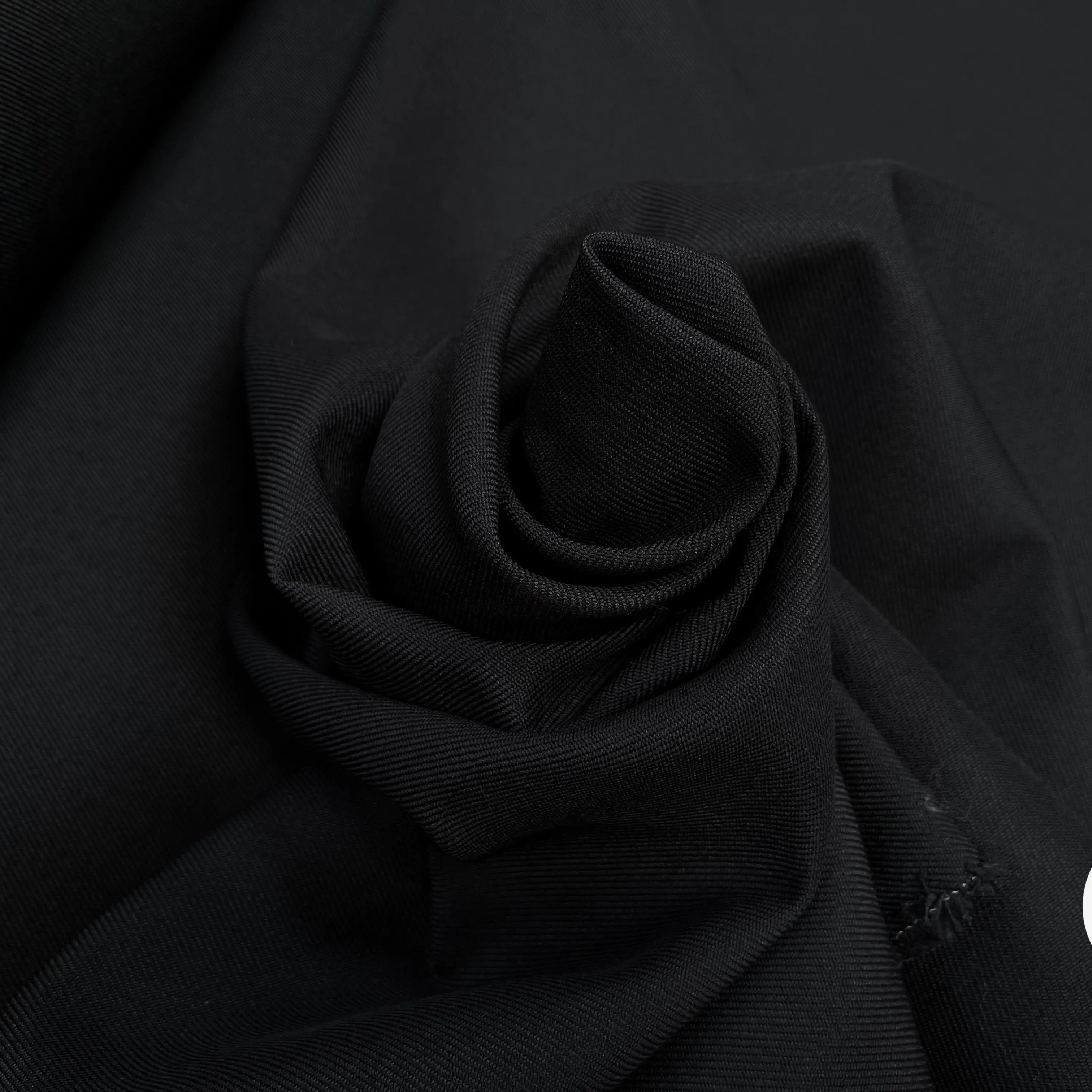 GABARDINE LAINE MÉLANGÉE NOIR - My Little Coupon