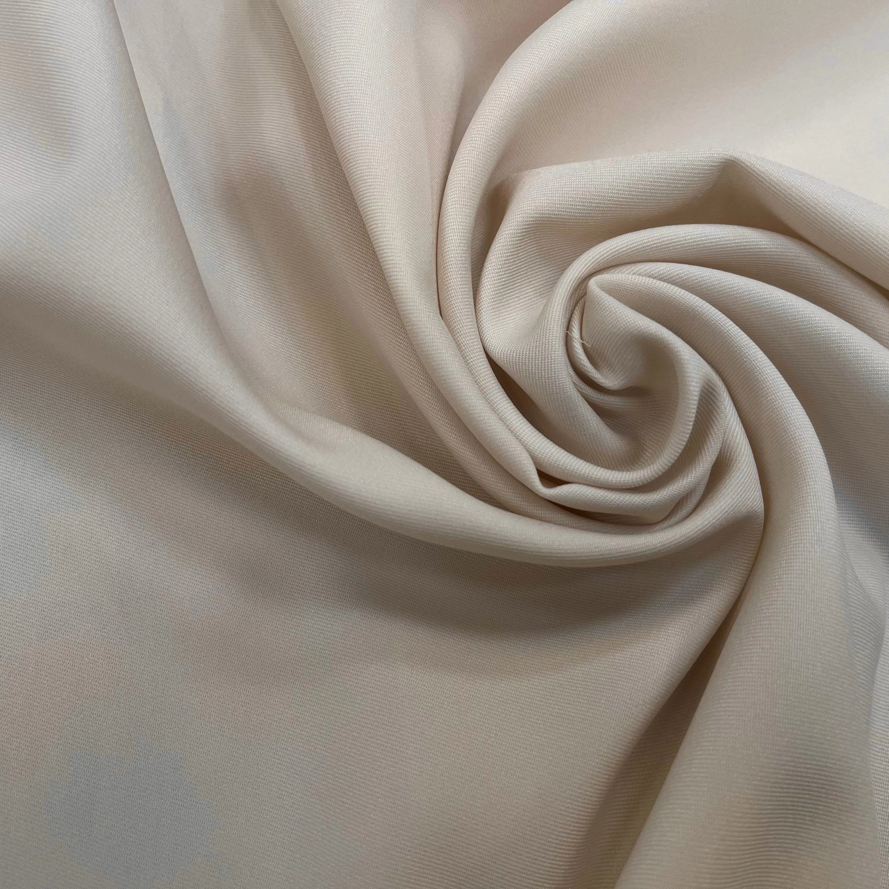 GABARDINE LÈGEREMENT STRIÉE BLANC CASSÉ - My Little Coupon