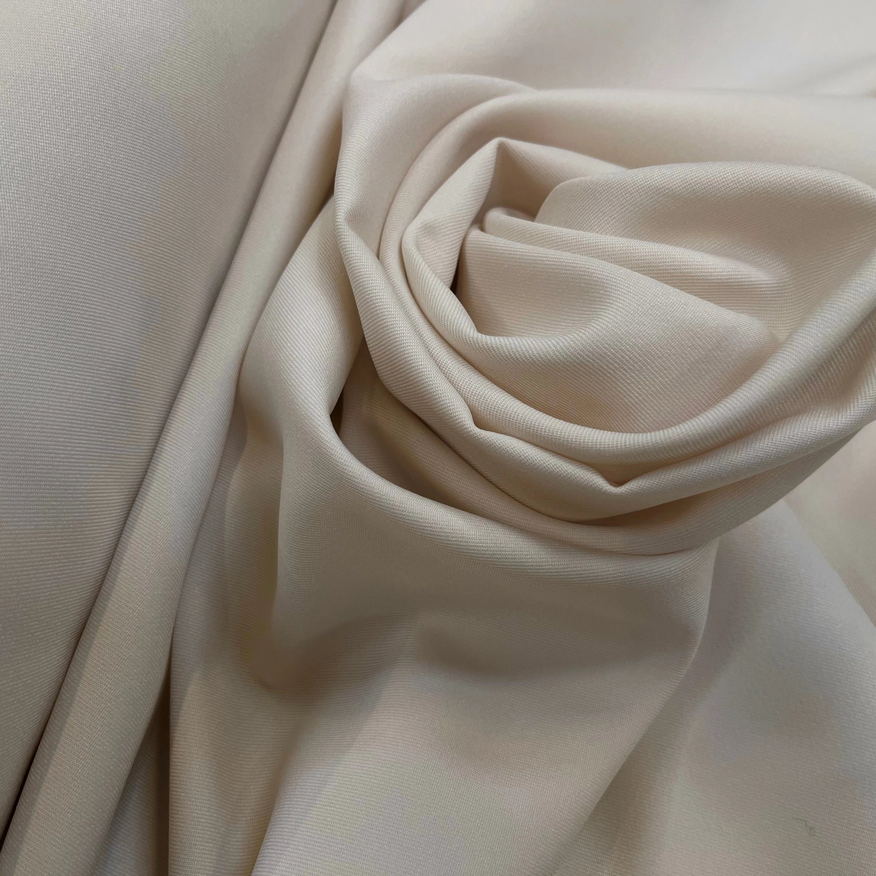 GABARDINE LÈGEREMENT STRIÉE BLANC CASSÉ - My Little Coupon