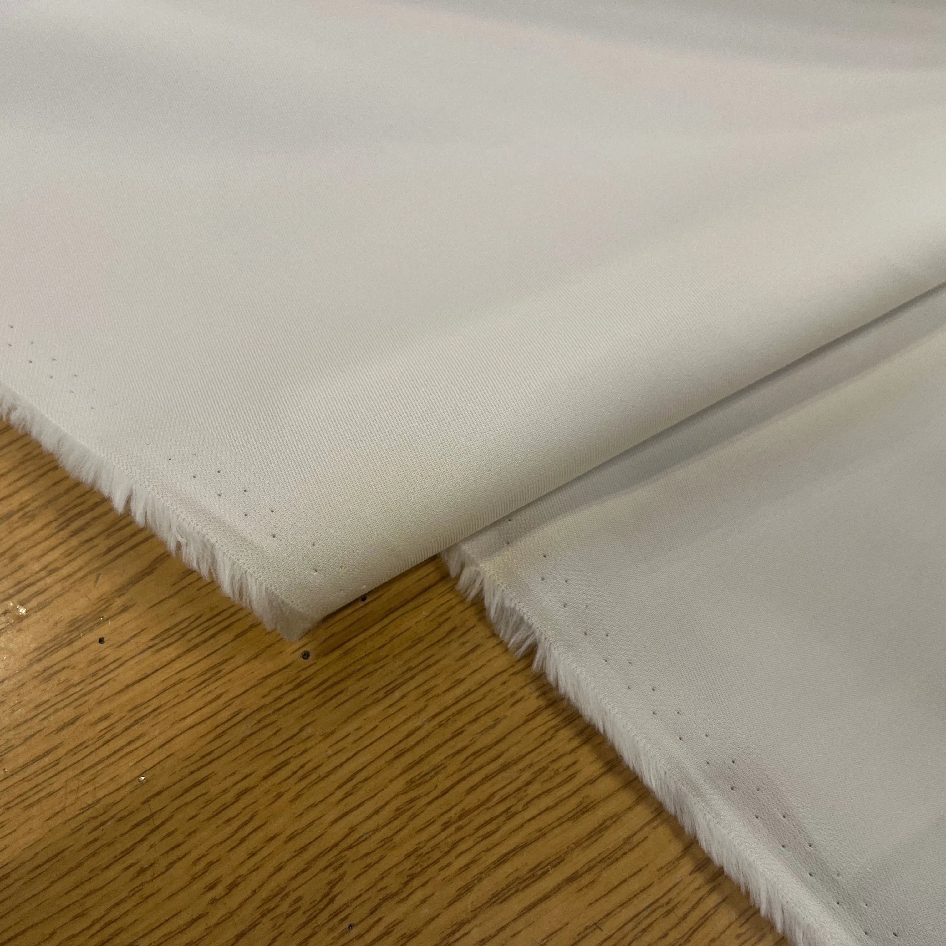 GABARDINE LEGÈREMENT STRIÉE CHALK 150CM - My Little Coupon