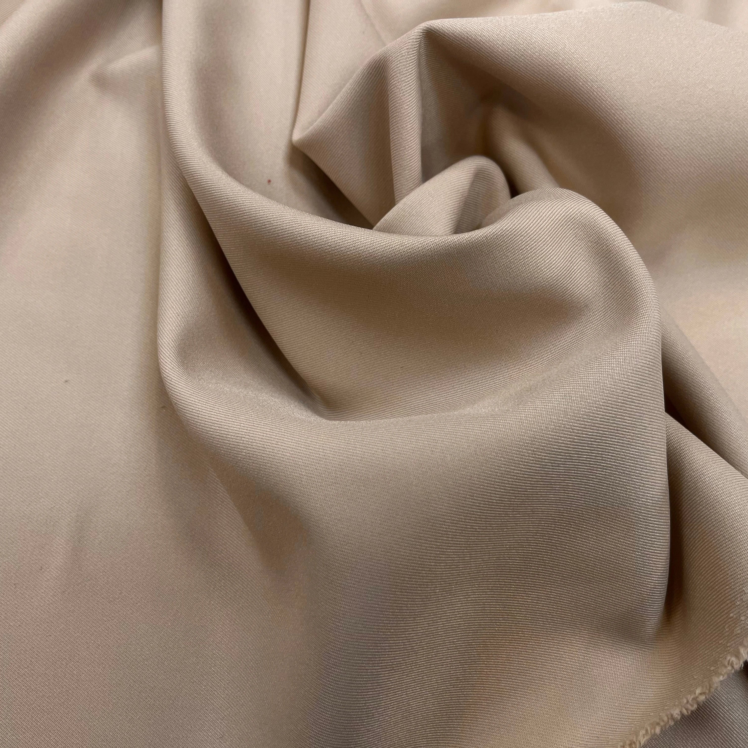 GABARDINE LÈGEREMENT STRIÉE SABLE - My Little Coupon