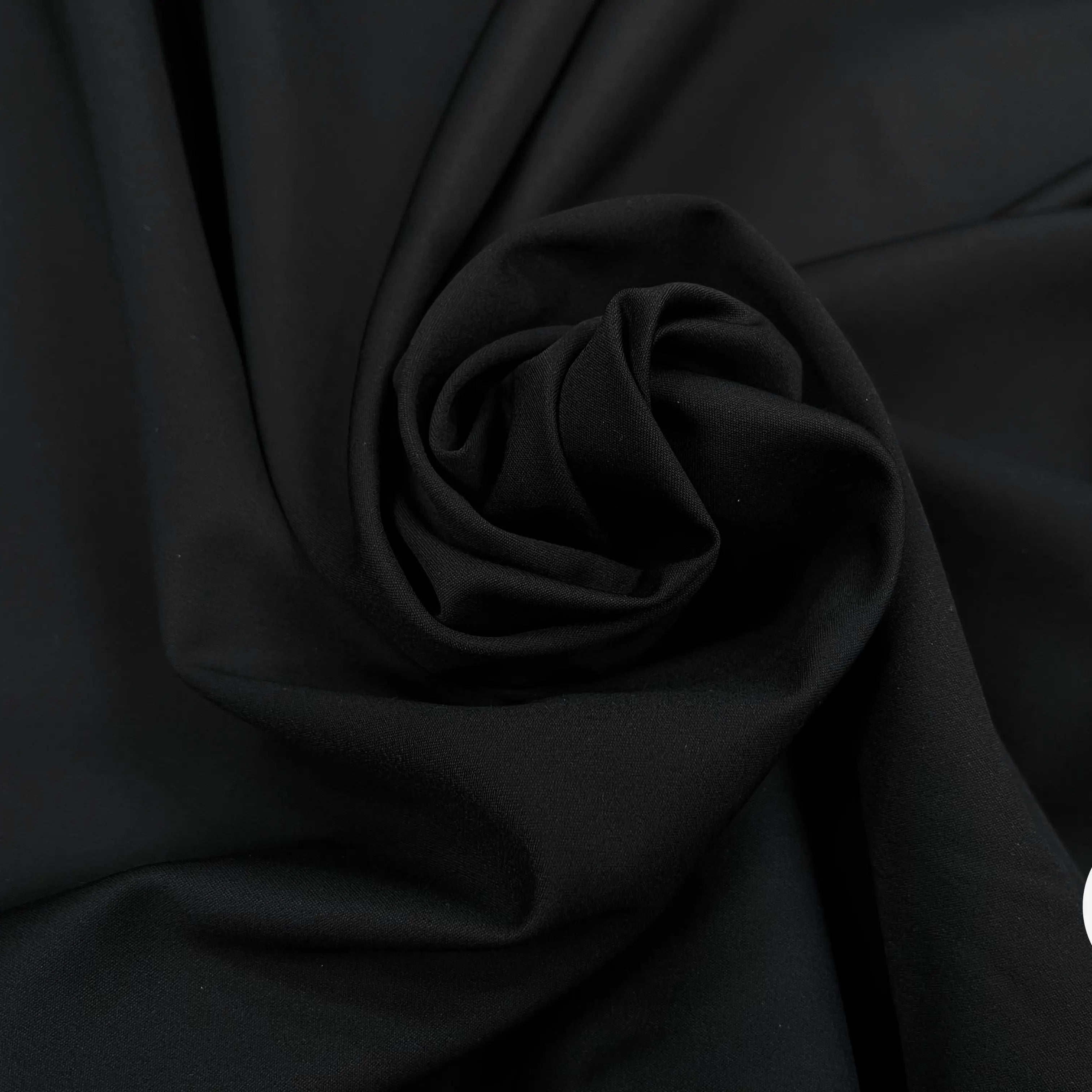 GABARDINE LISSE ULTRA STRETCH NOIR - My Little Coupon