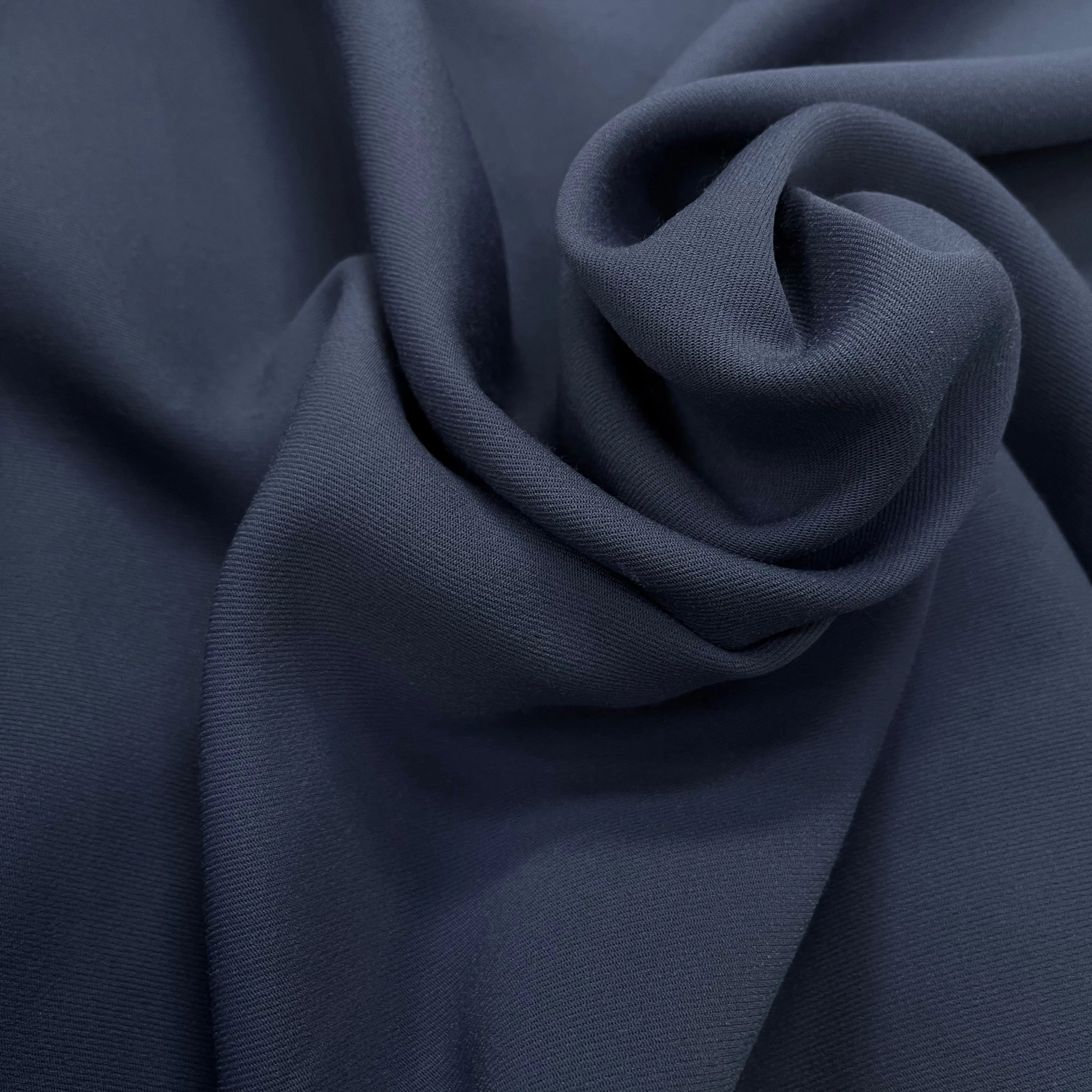 GABARDINE LOURDE POLYESTER BLEU 130CM JAPAN - My Little Coupon