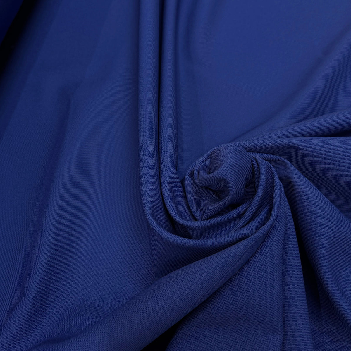 GABARDINE LOURDE SERGÉE POLYCOTON BLEU ROYAL - My Little Coupon
