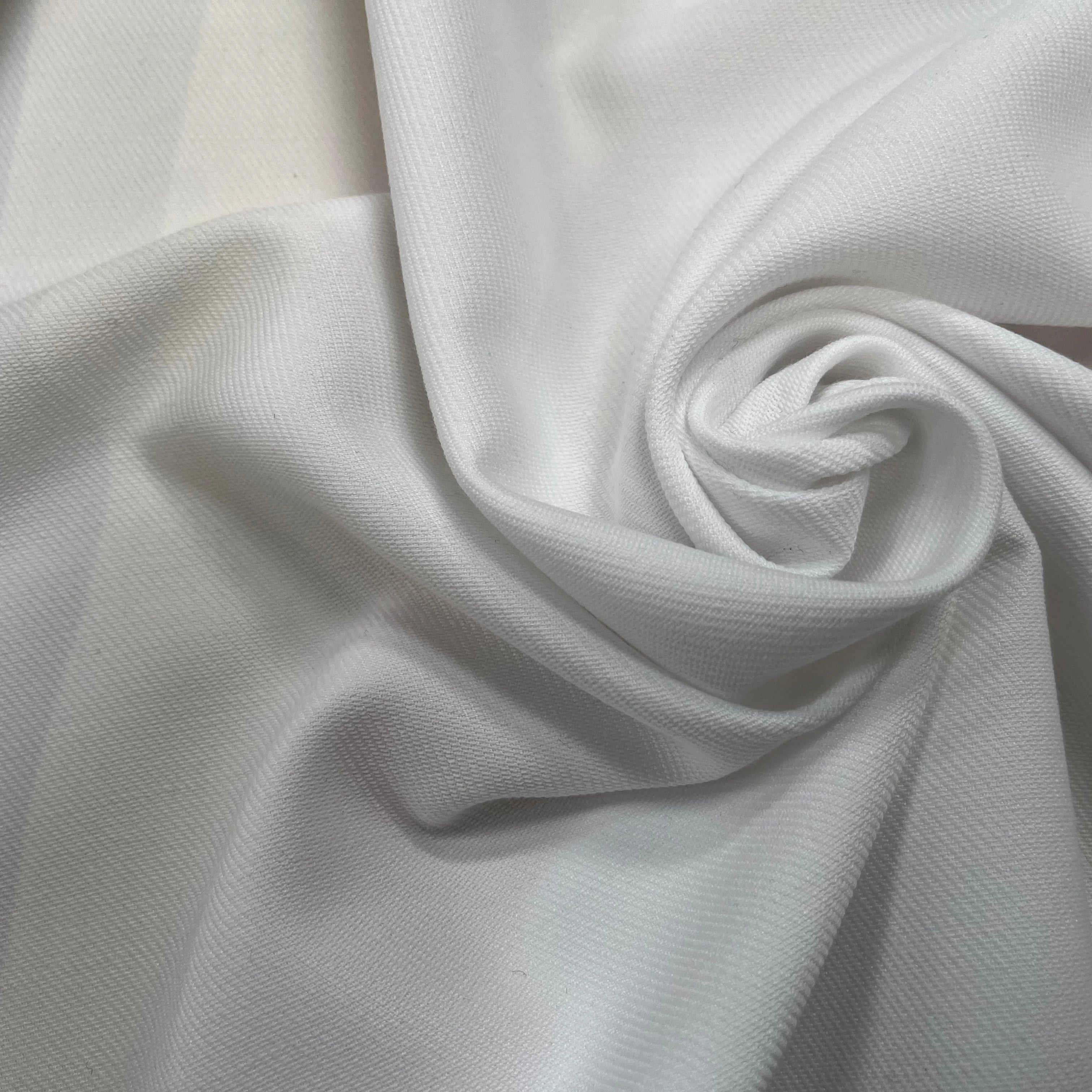 GABARDINE LOURDE SOUPLE BLANCHE 153CM - My Little Coupon