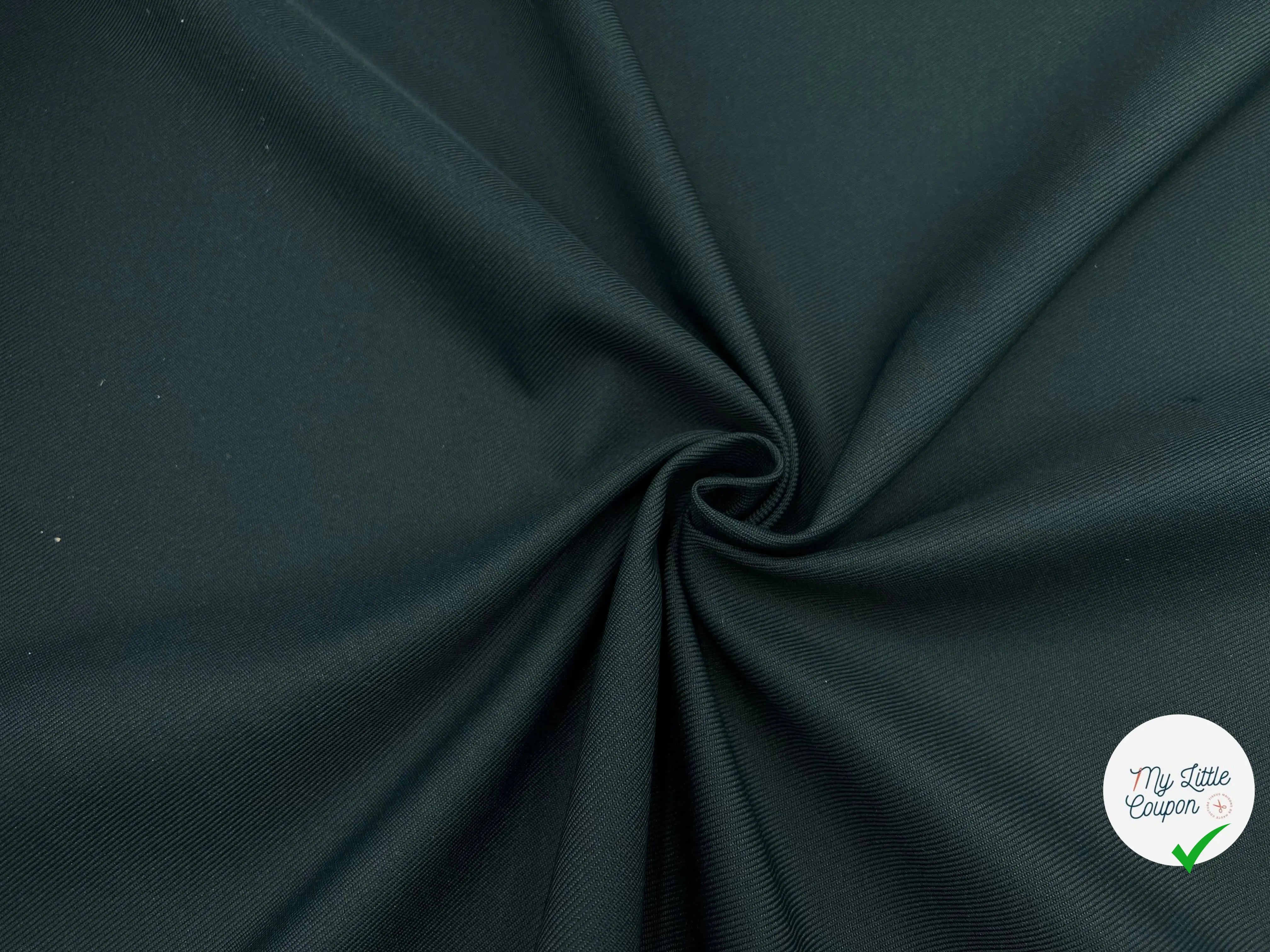 GABARDINE LOURDE STRETCH SAPIN - My Little Coupon - tissu - coudre