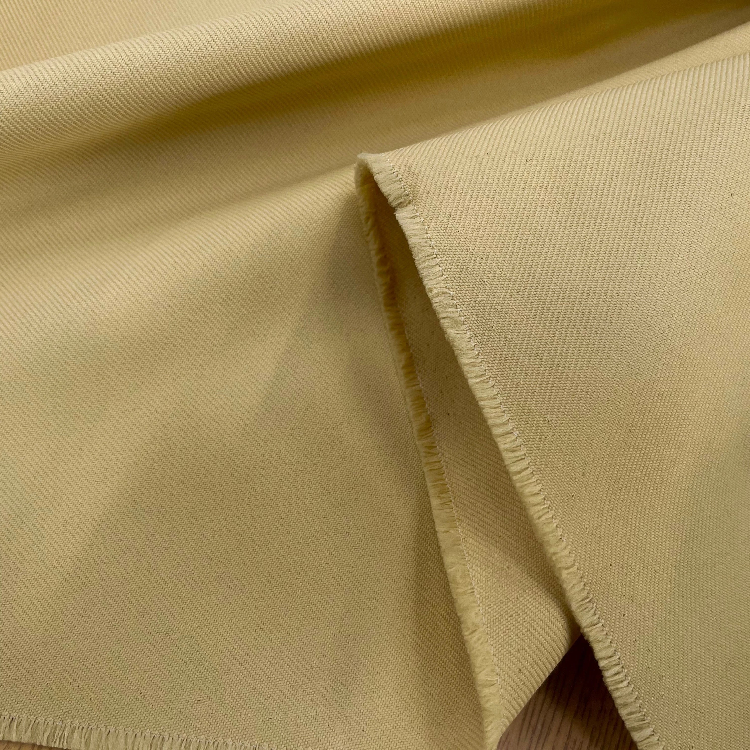 GABARDINE LOURDE STRIÉE BUTTER MILK JAPAN - My Little Coupon