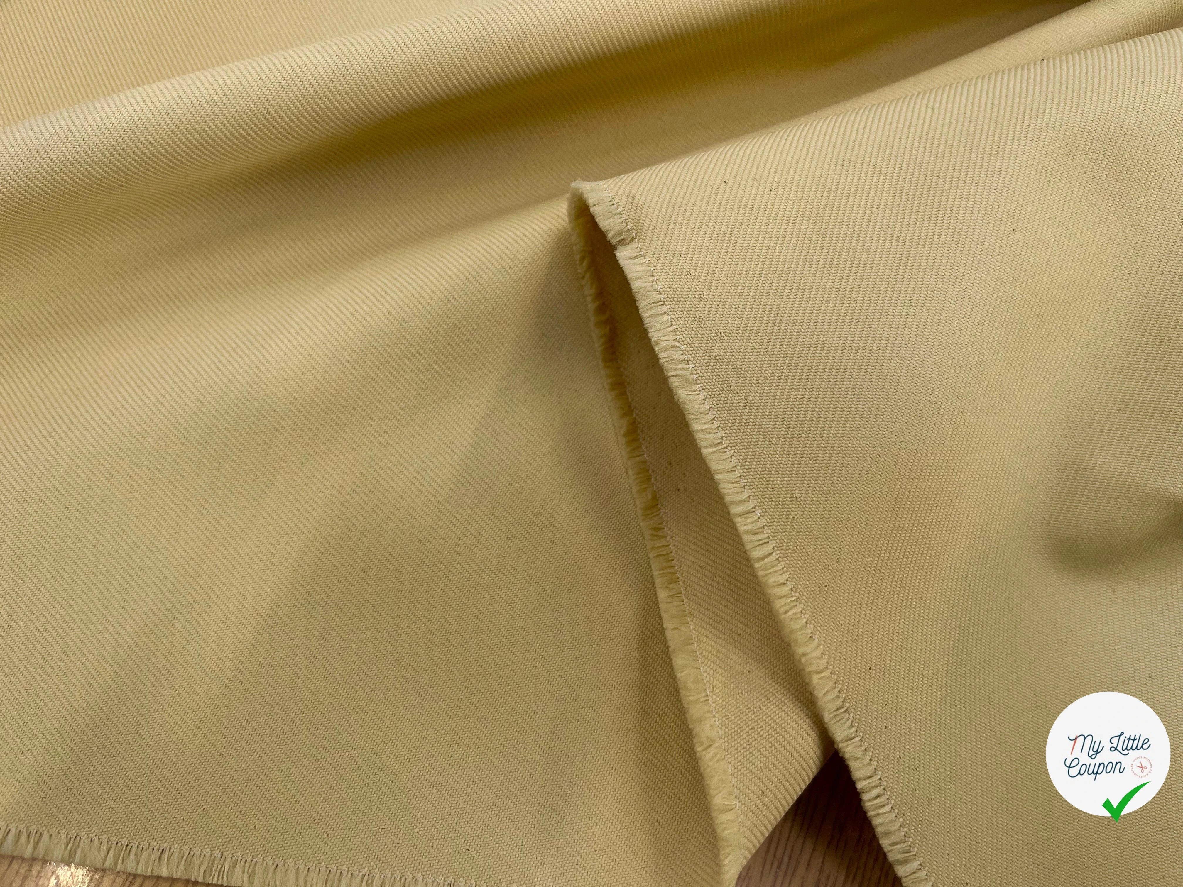 GABARDINE LOURDE STRIÉE BUTTER MILK JAPAN - My Little Coupon