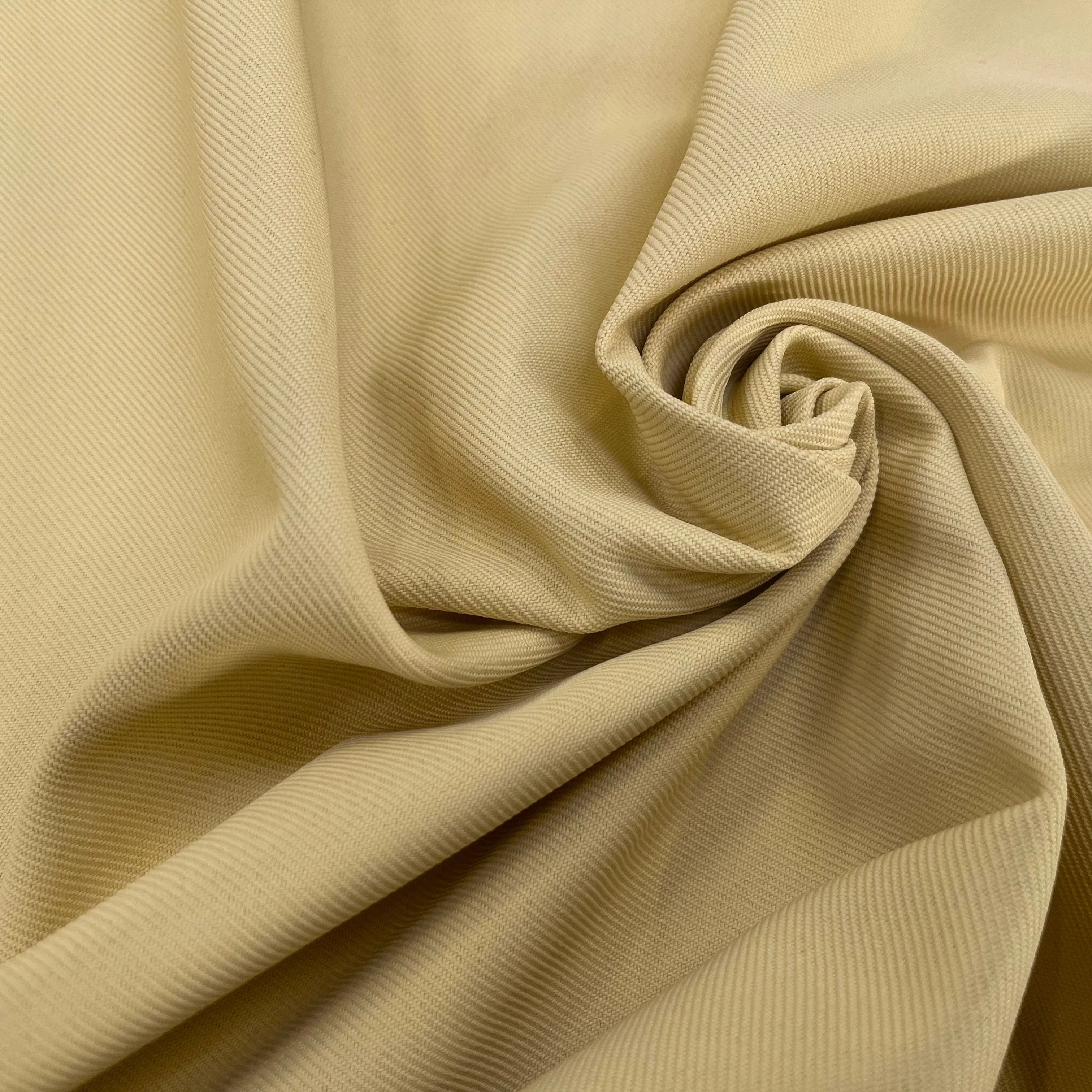 GABARDINE LOURDE STRIÉE BUTTER MILK JAPAN - My Little Coupon