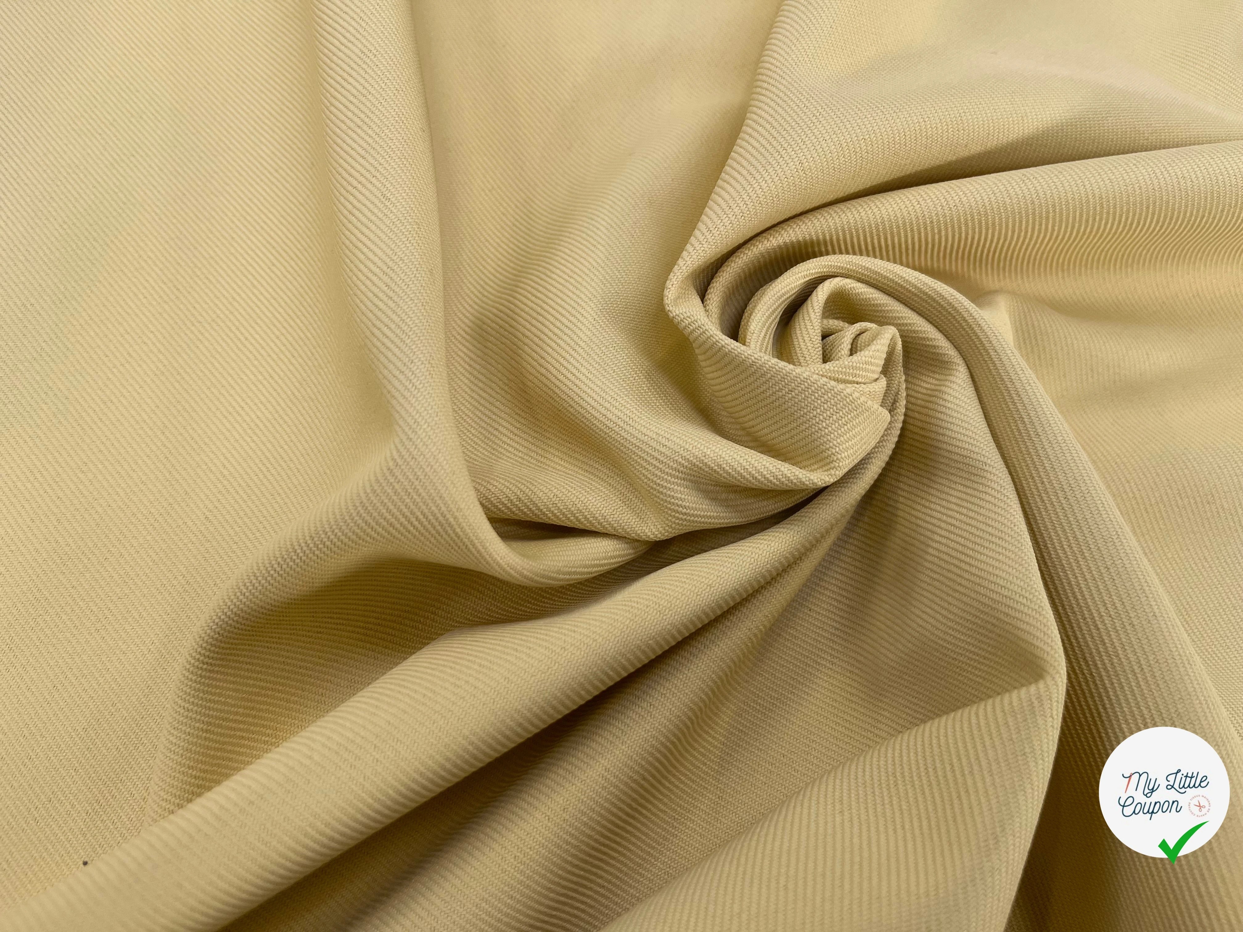 GABARDINE LOURDE STRIÉE BUTTER MILK JAPAN - My Little Coupon