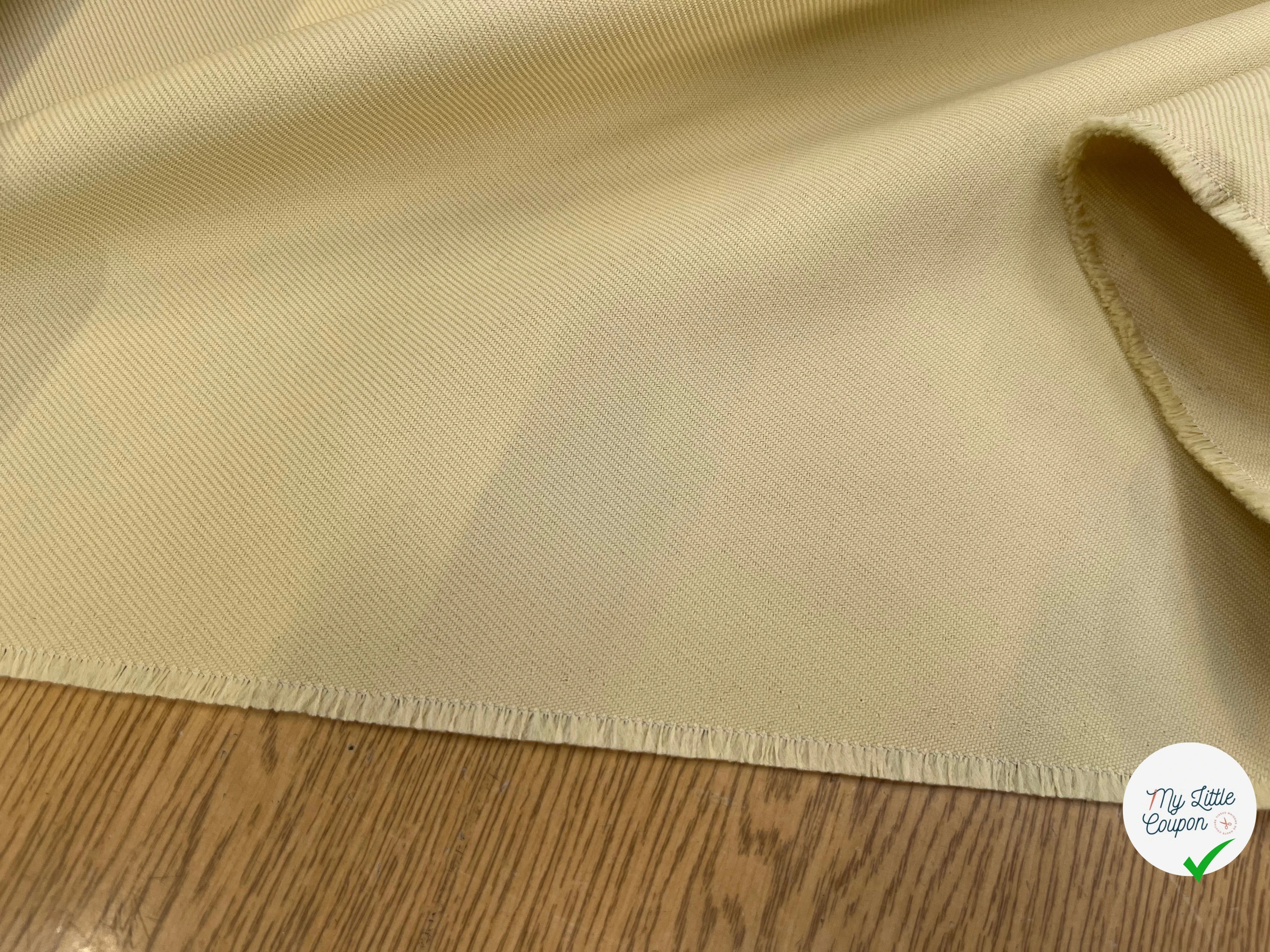 GABARDINE LOURDE STRIÉE BUTTER MILK JAPAN - My Little Coupon