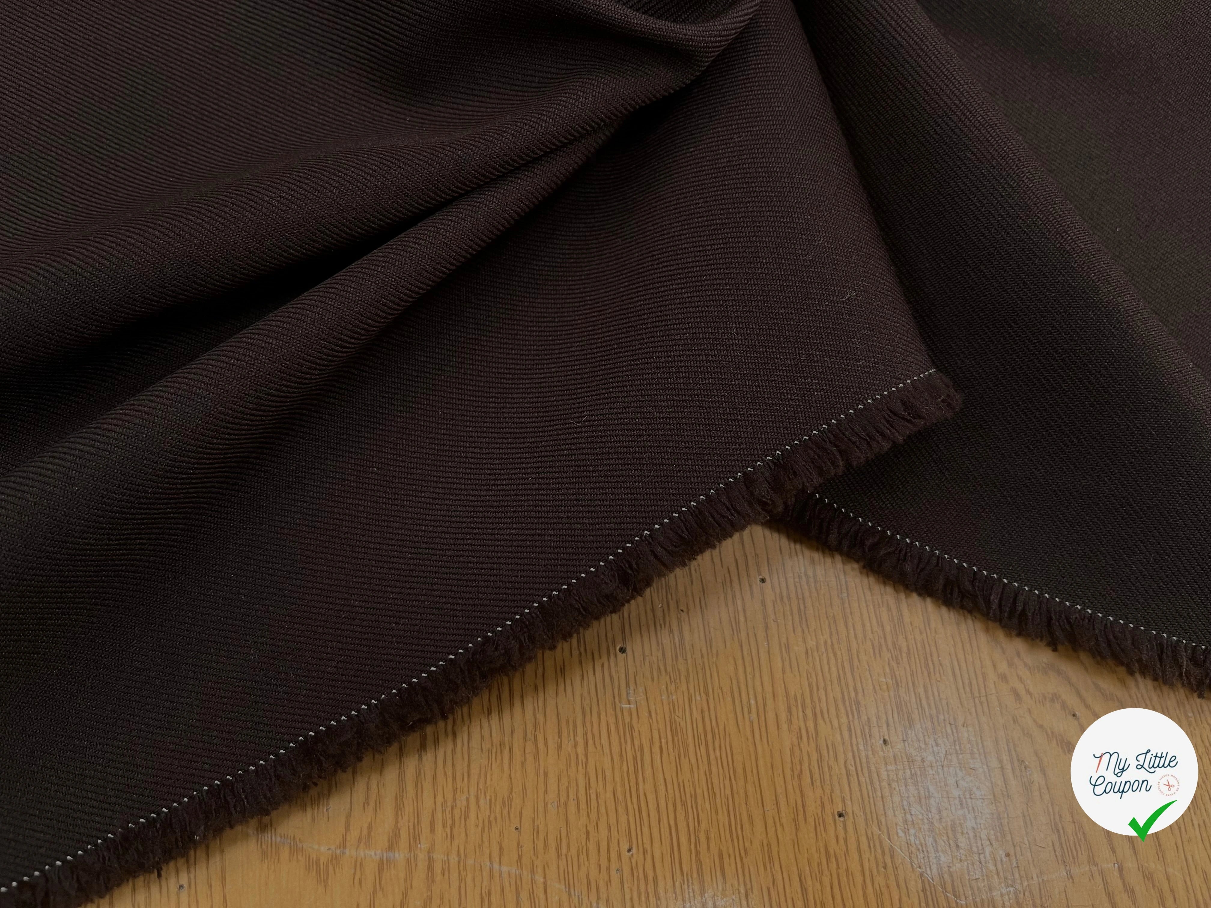 GABARDINE LOURDE STRIÉE CHOCOLAT 1983 JAPAN - My Little Coupon