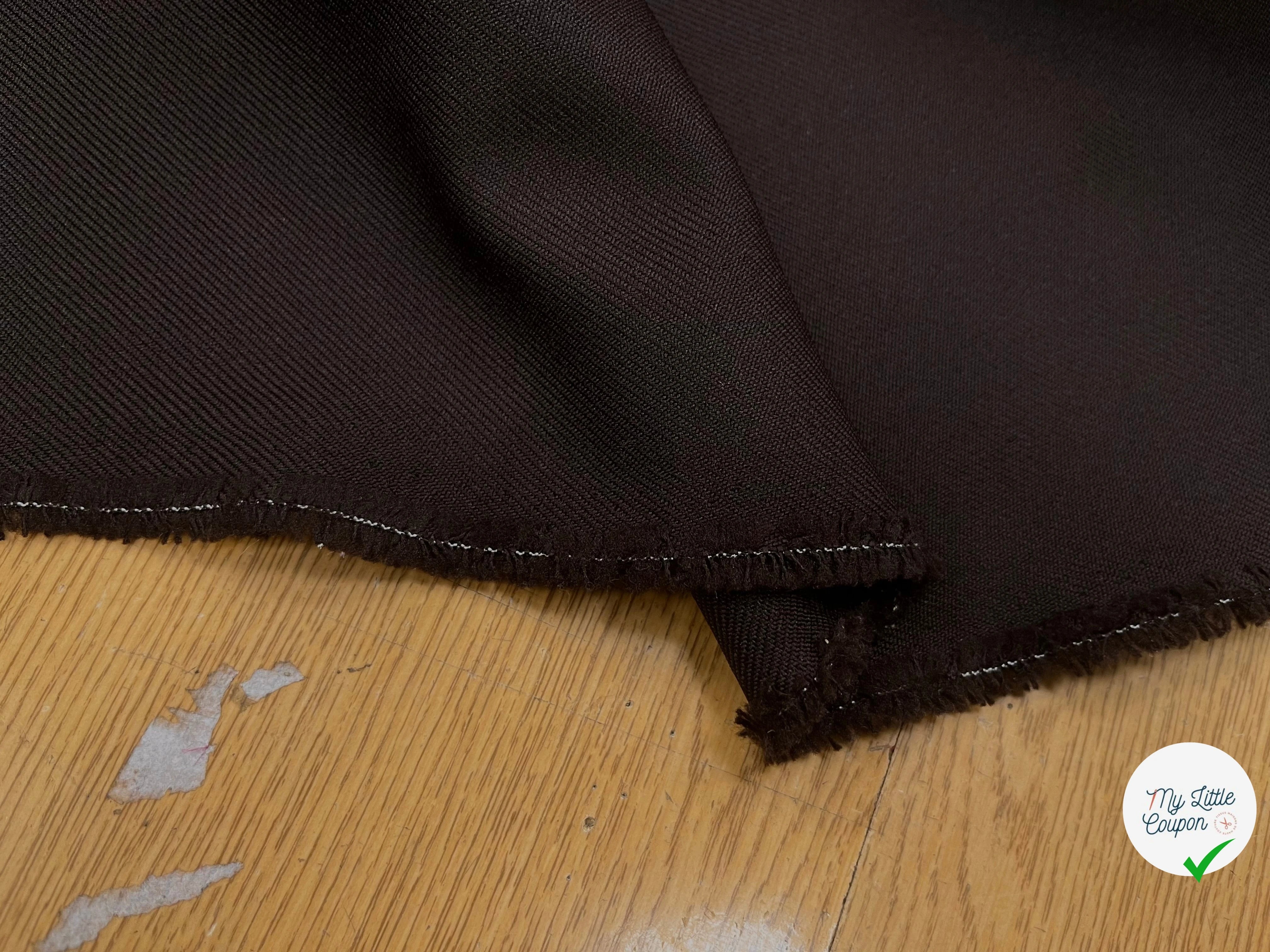 GABARDINE LOURDE STRIÉE CHOCOLAT JAPAN - My Little Coupon