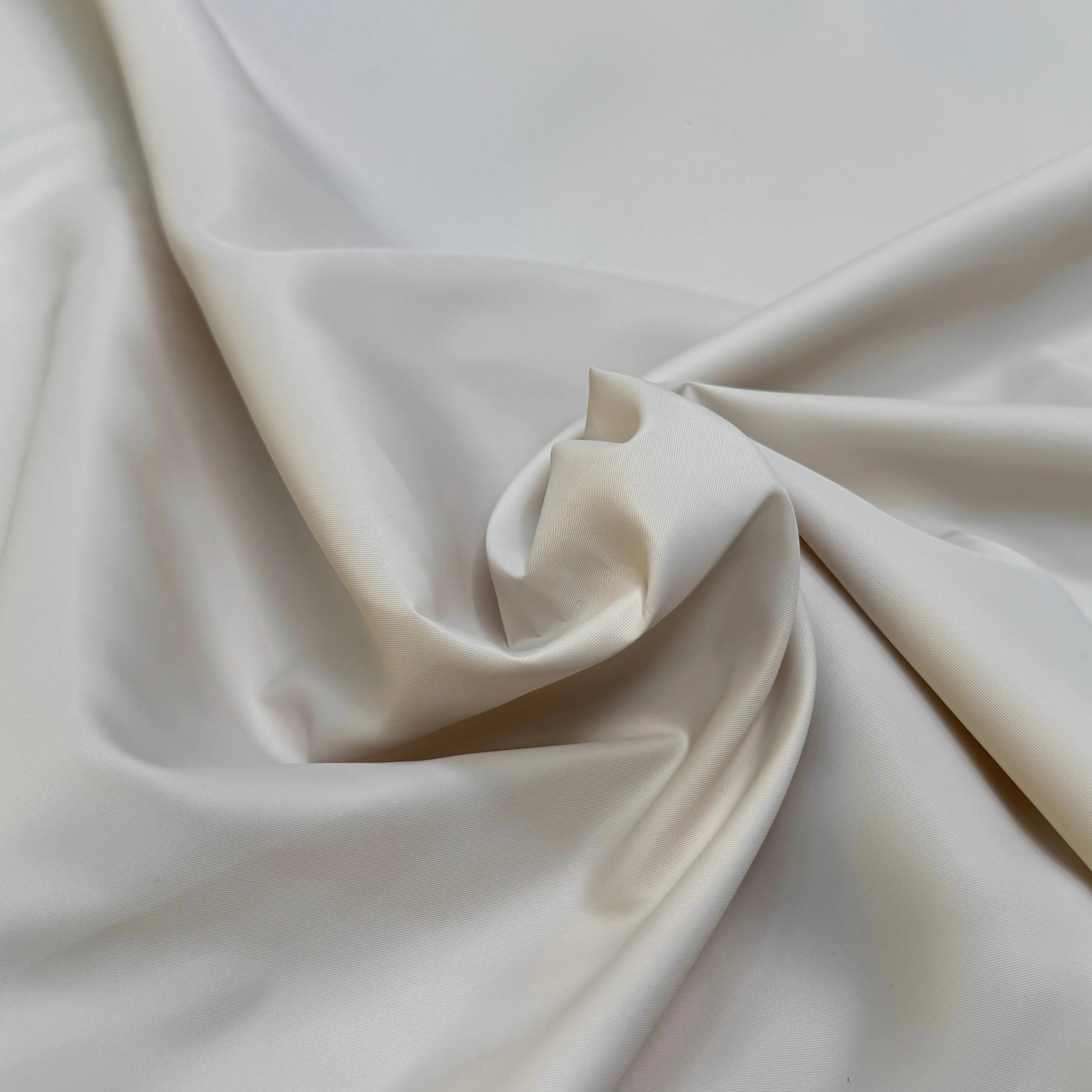 GABARDINE LOURDE STRIÉE DIRTY WHITE - My Little Coupon
