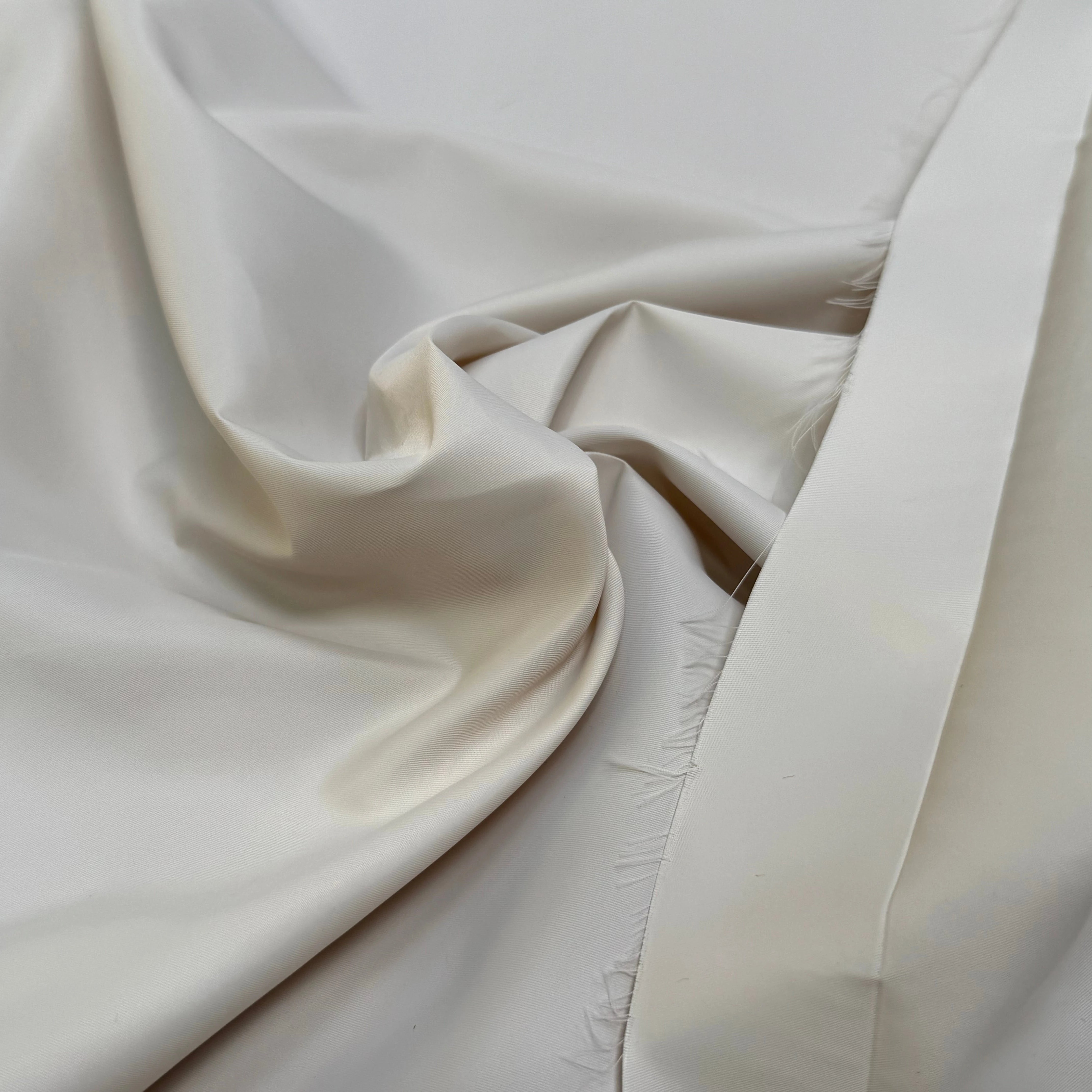 GABARDINE LOURDE STRIÉE DIRTY WHITE - My Little Coupon