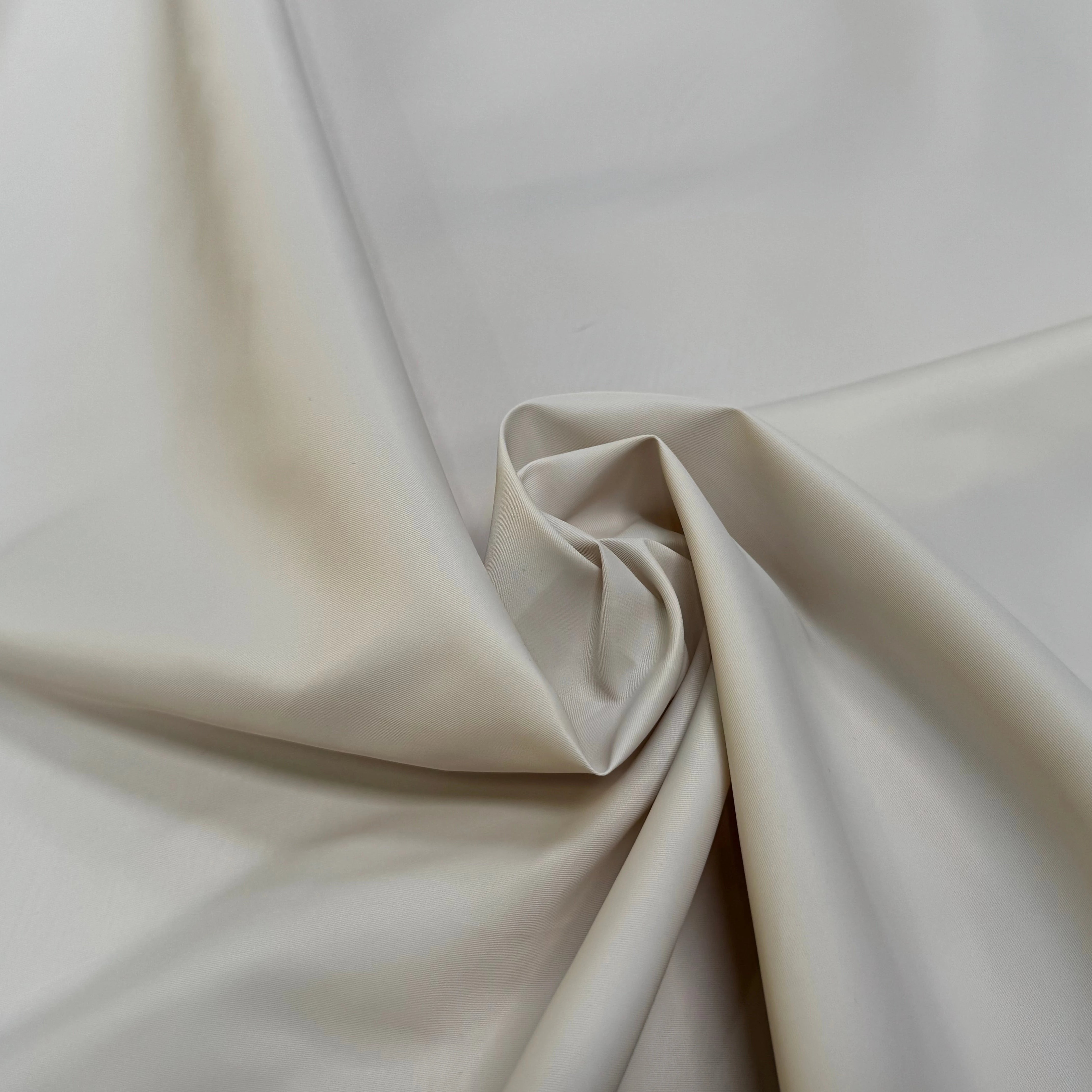 GABARDINE LOURDE STRIÉE DIRTY WHITE - My Little Coupon
