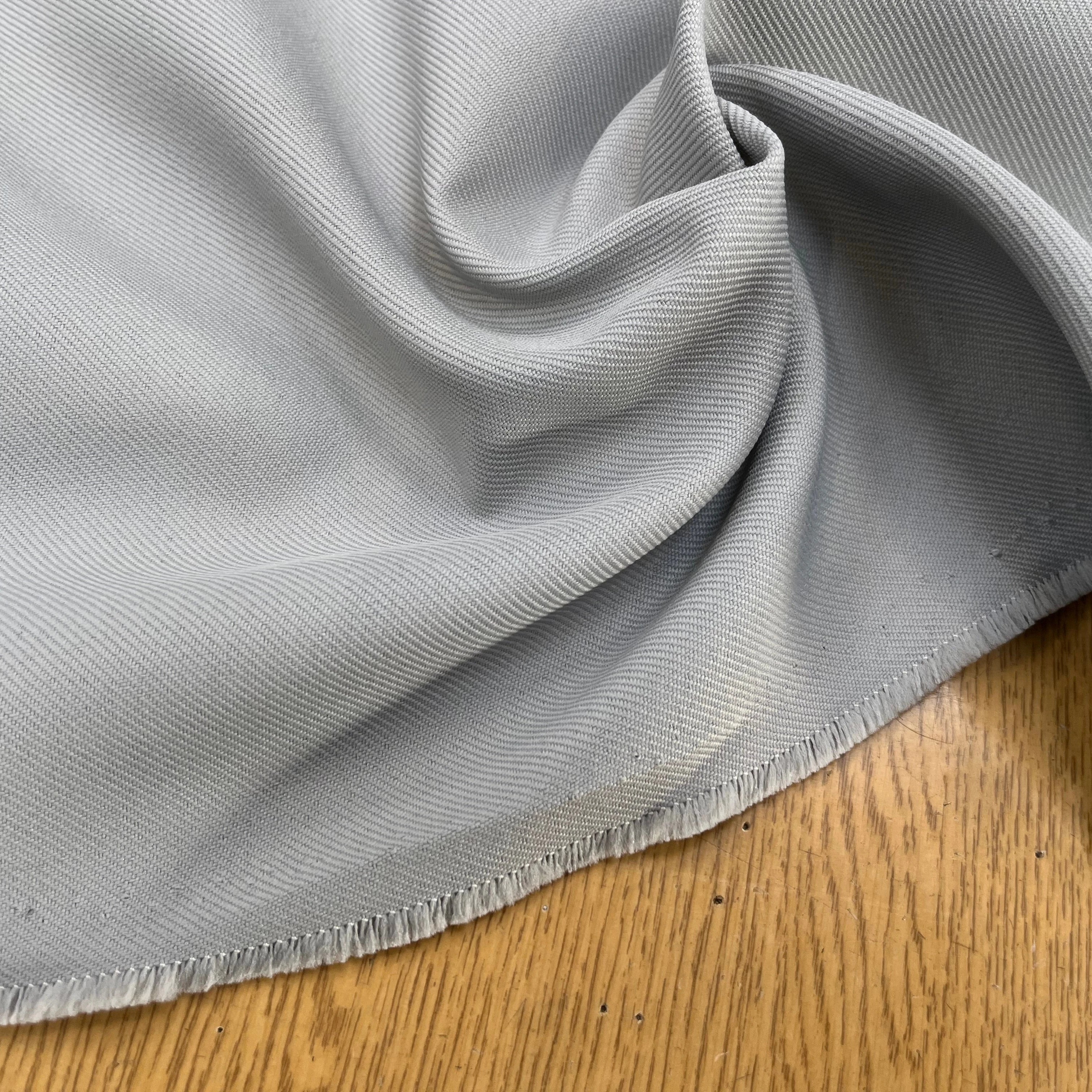 GABARDINE LOURDE STRIÉE GRIS JAPAN - My Little Coupon