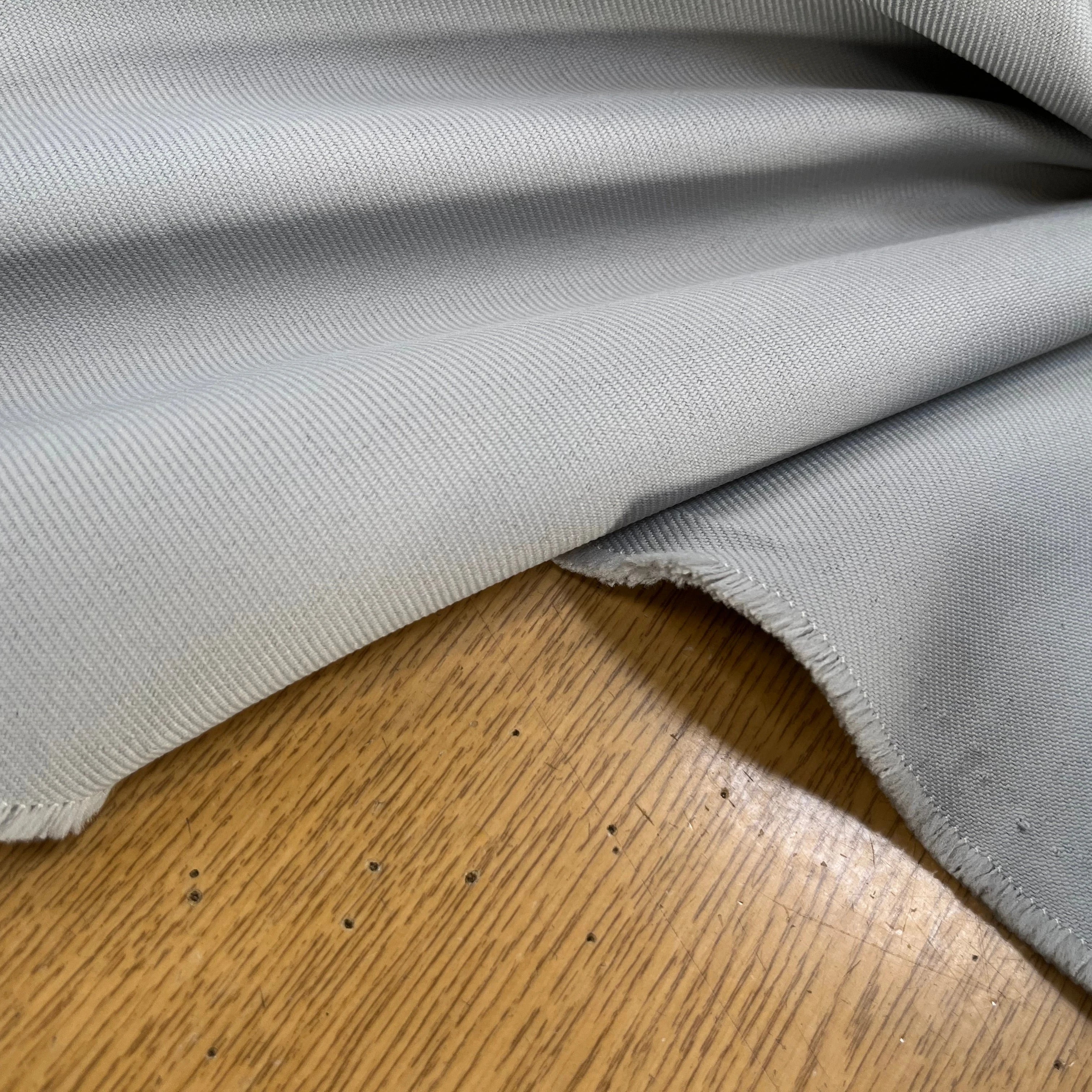 GABARDINE LOURDE STRIÉE GRIS JAPAN - My Little Coupon