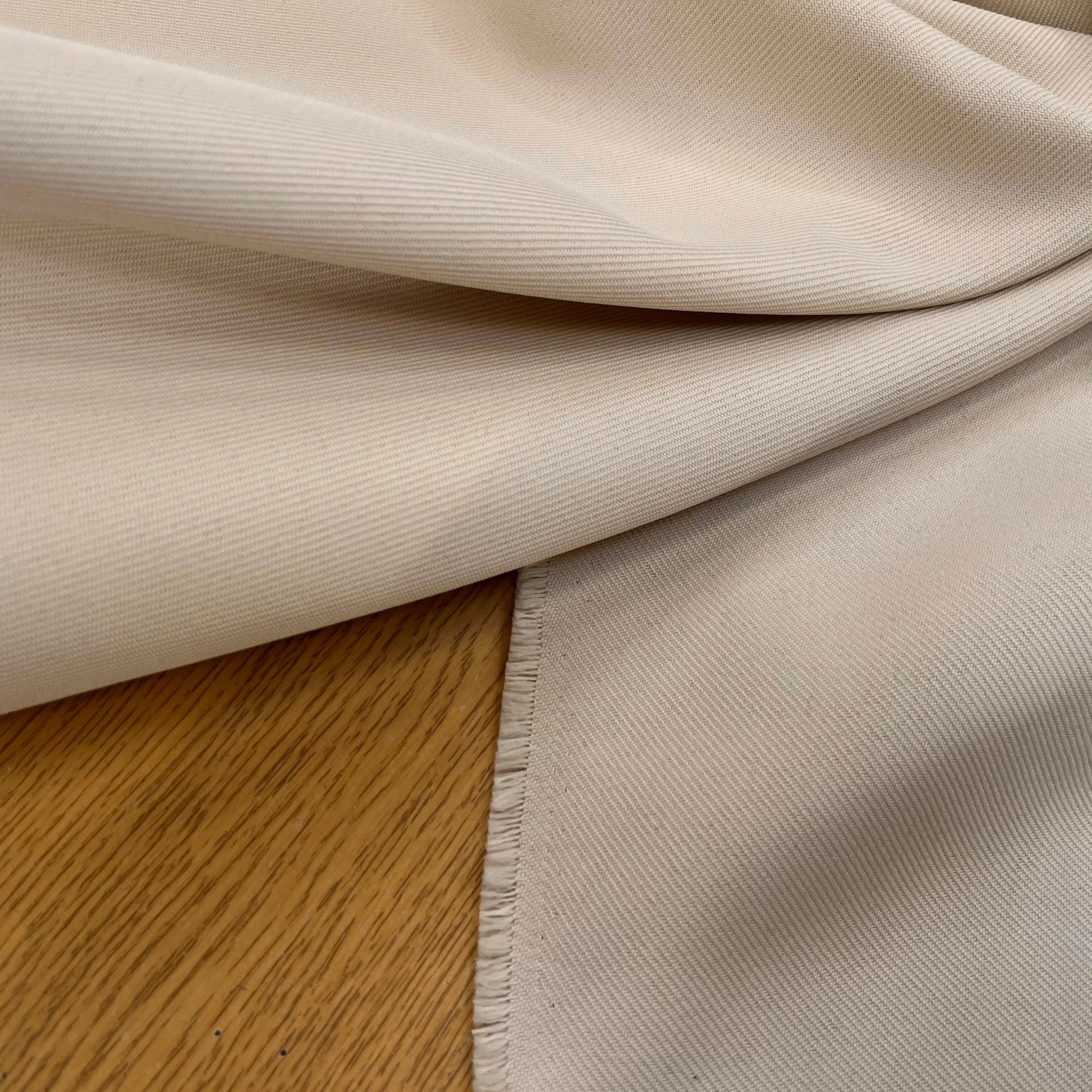 GABARDINE LOURDE STRIÉE LIGHT SAND JAPAN - My Little Coupon