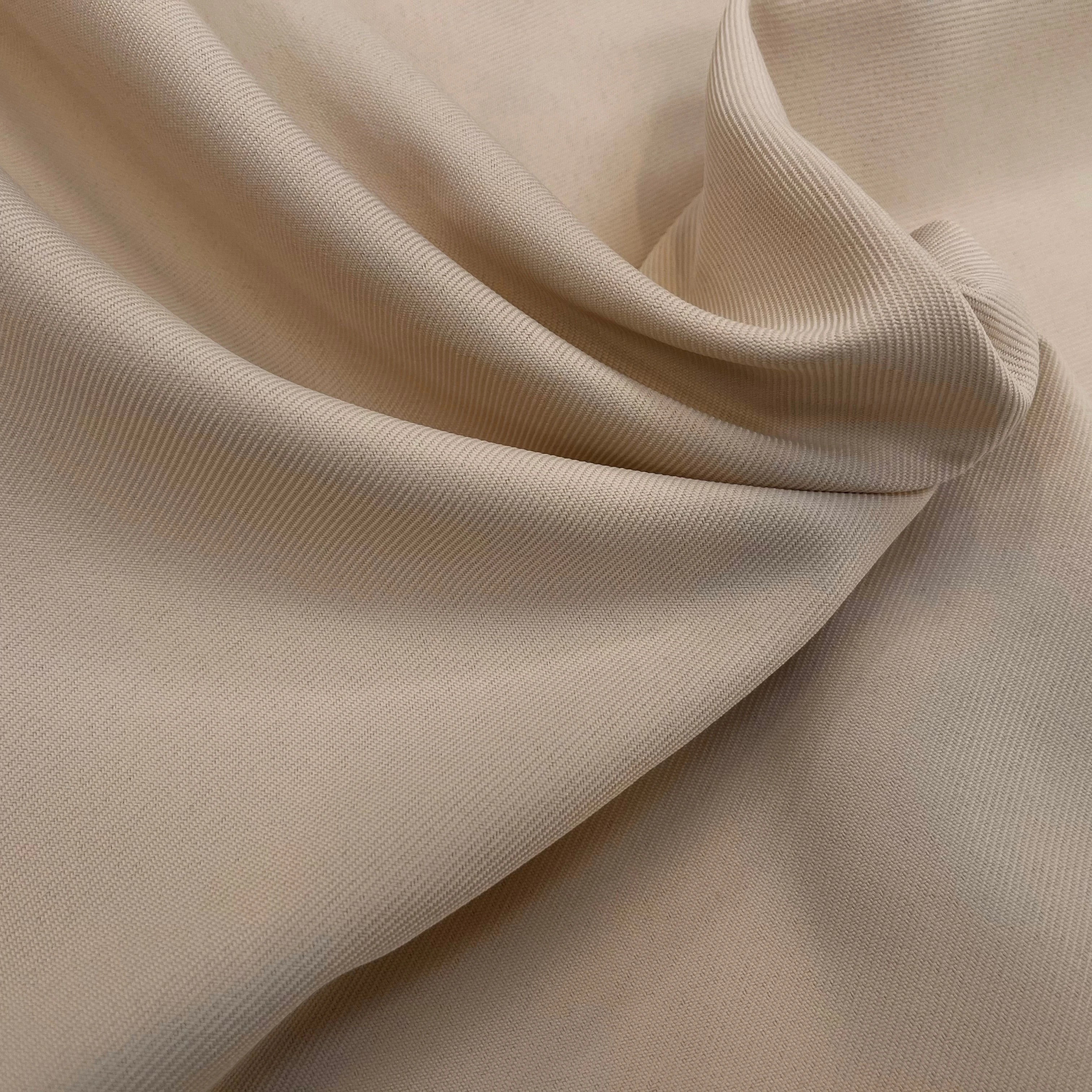 GABARDINE LOURDE STRIÉE LIGHT SAND JAPAN - My Little Coupon