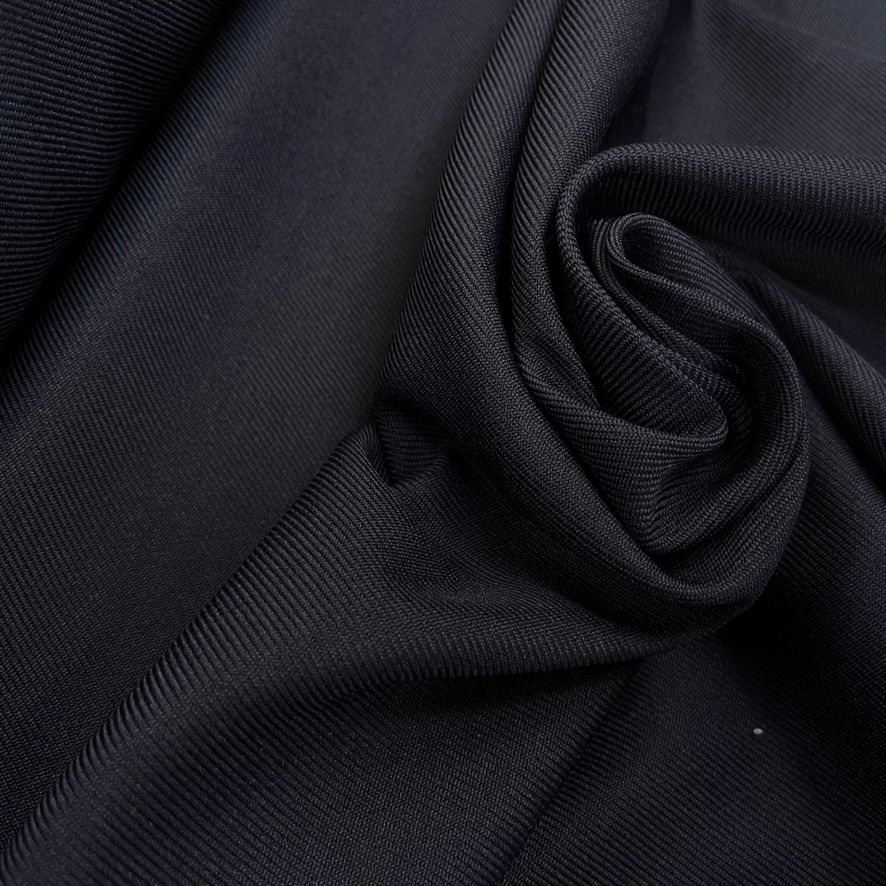 GABARDINE LOURDE STRIÉE NAVY JAPAN 152CM - My Little Coupon
