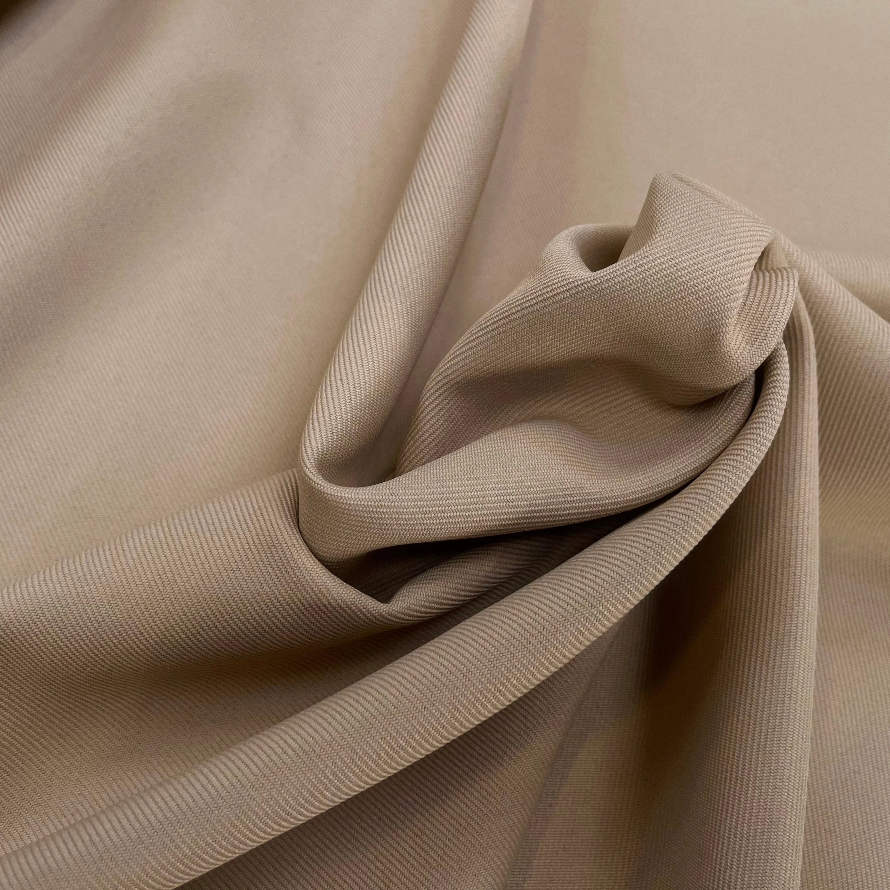 GABARDINE LOURDE STRIÉE SABLE JAPAN - My Little Coupon