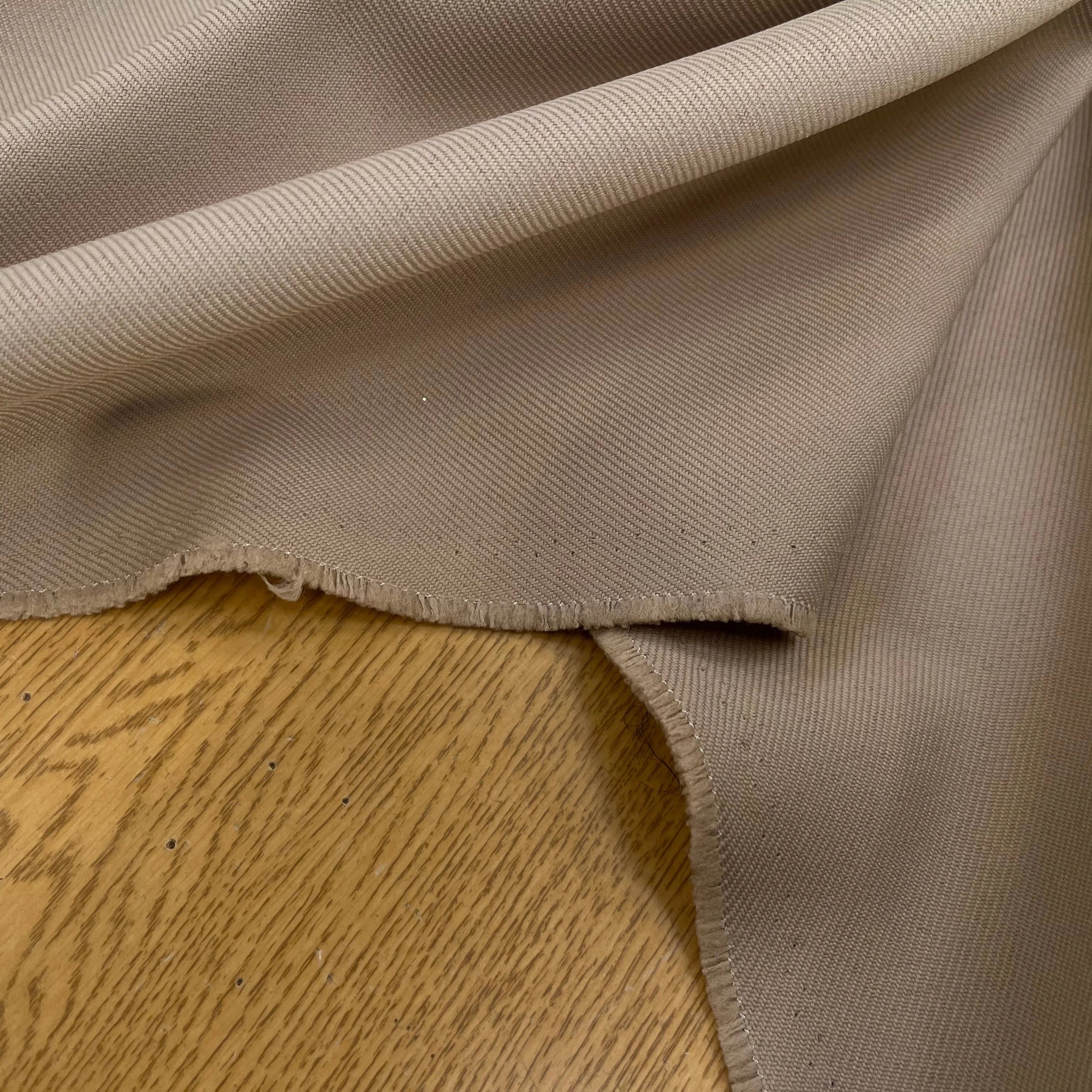 GABARDINE LOURDE STRIÉE SABLE JAPAN - My Little Coupon