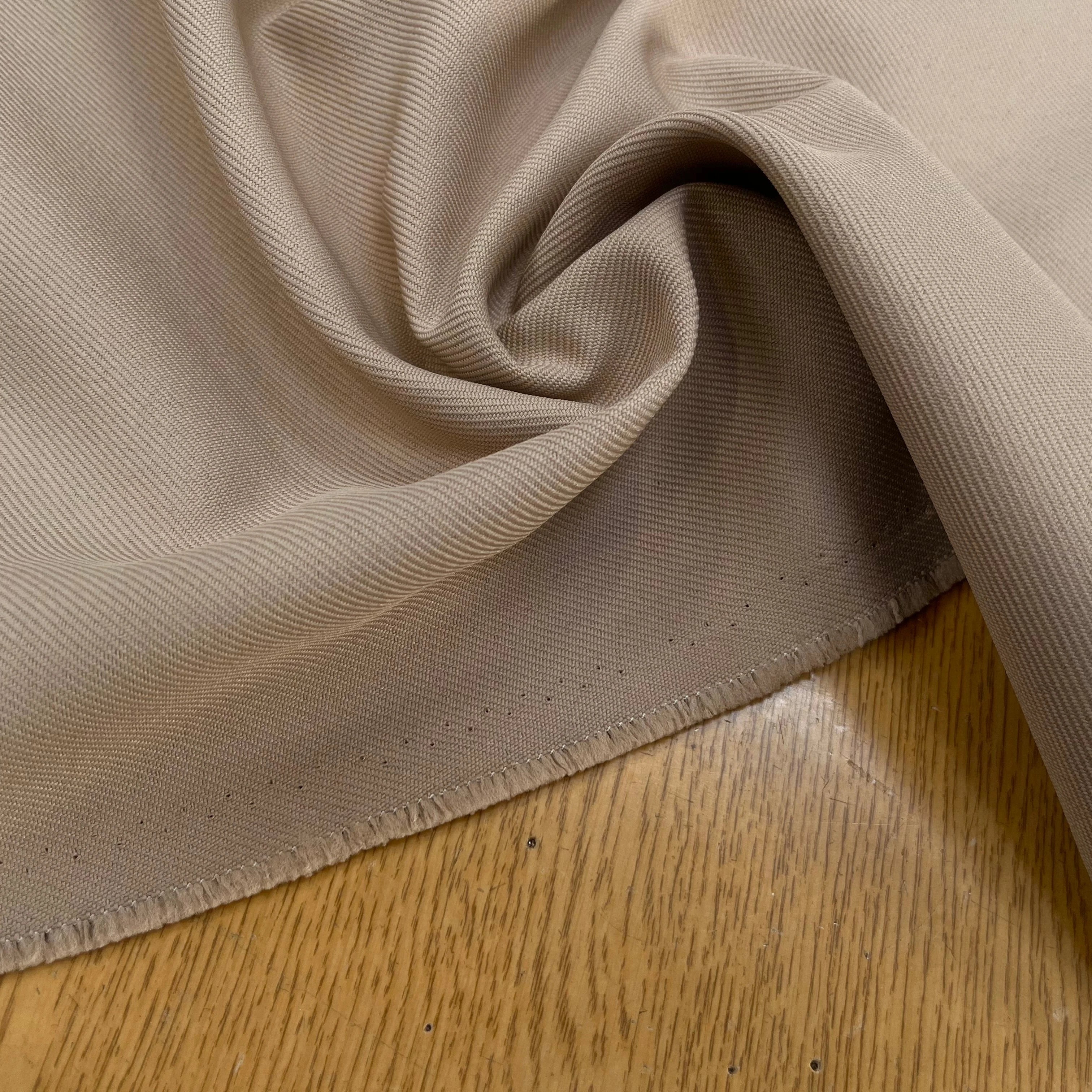 GABARDINE LOURDE STRIÉE SABLE JAPAN - My Little Coupon