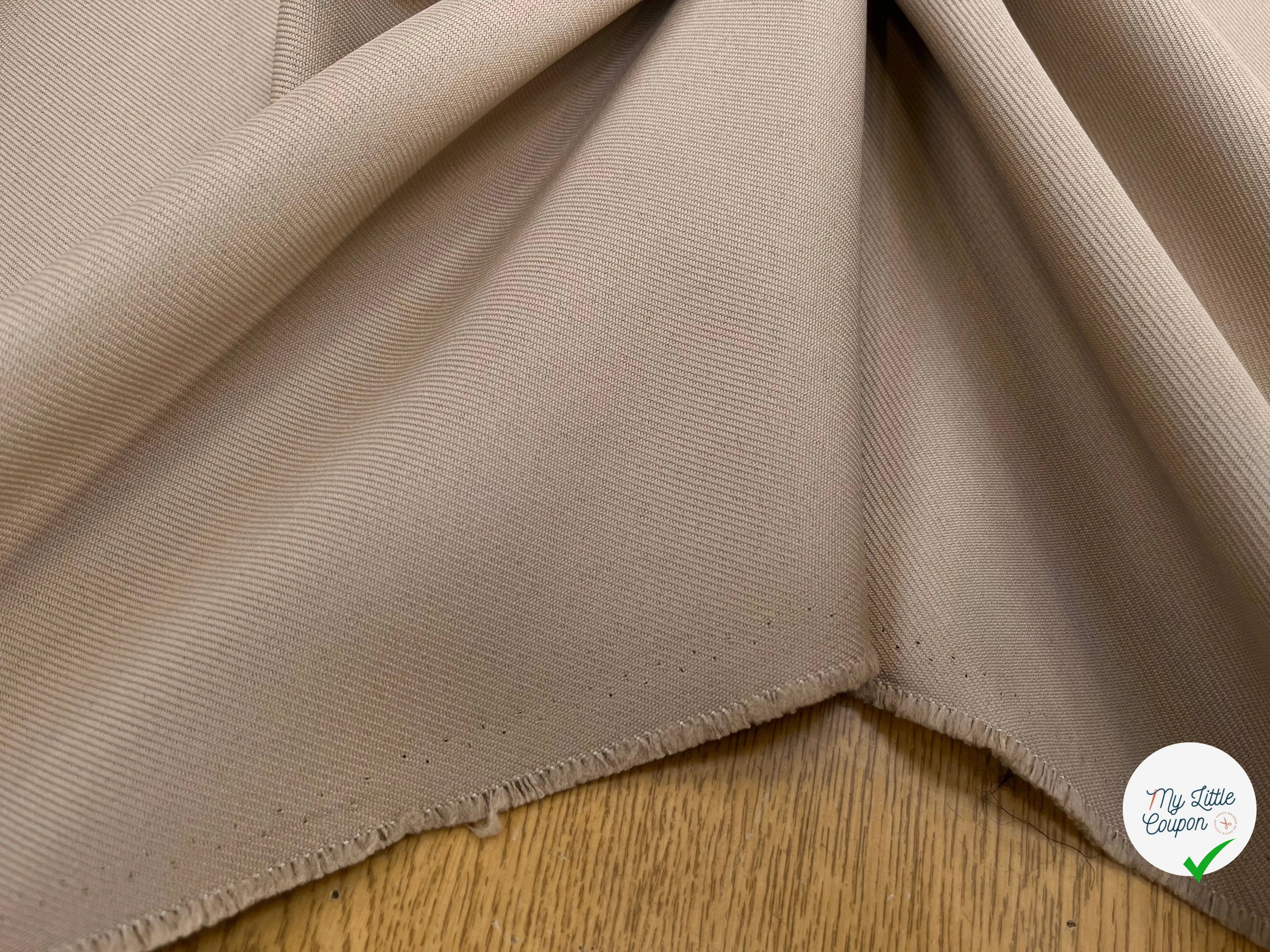 GABARDINE LOURDE STRIÉE SABLE JAPAN - My Little Coupon