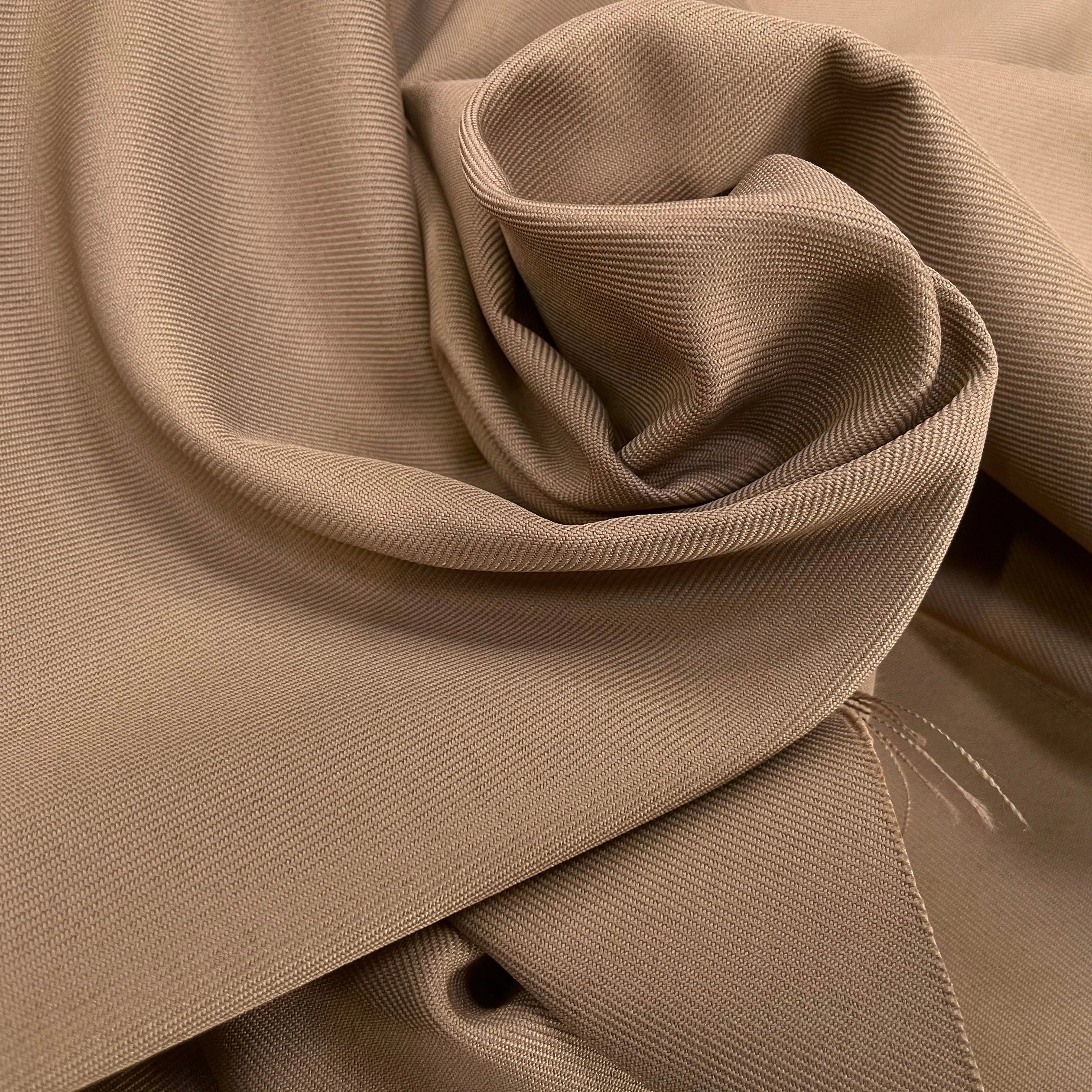 GABARDINE LOURDE STRIÉE TAUPE 1075 JAPAN - My Little Coupon