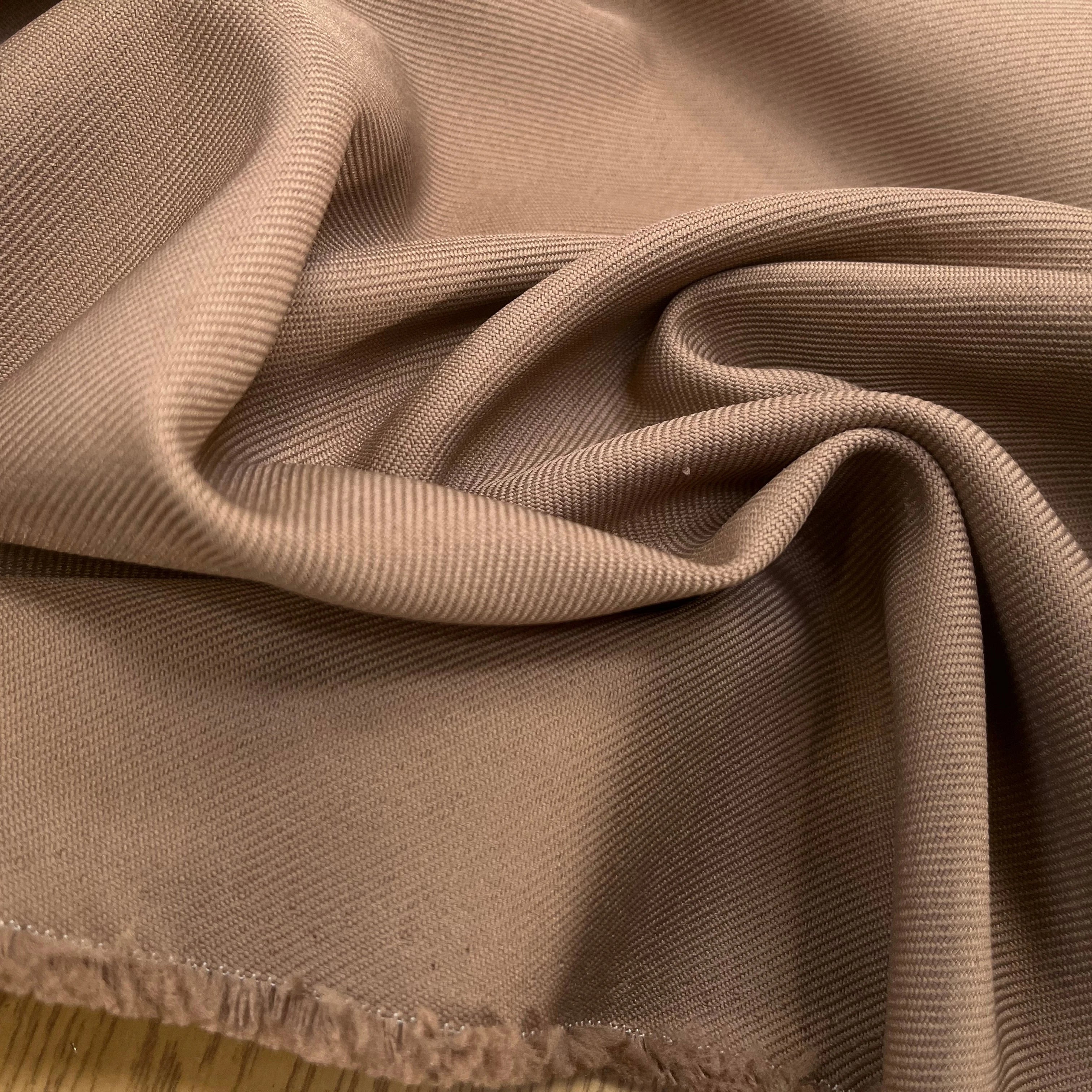 GABARDINE LOURDE STRIÉE TAUPE 1075 JAPAN - My Little Coupon
