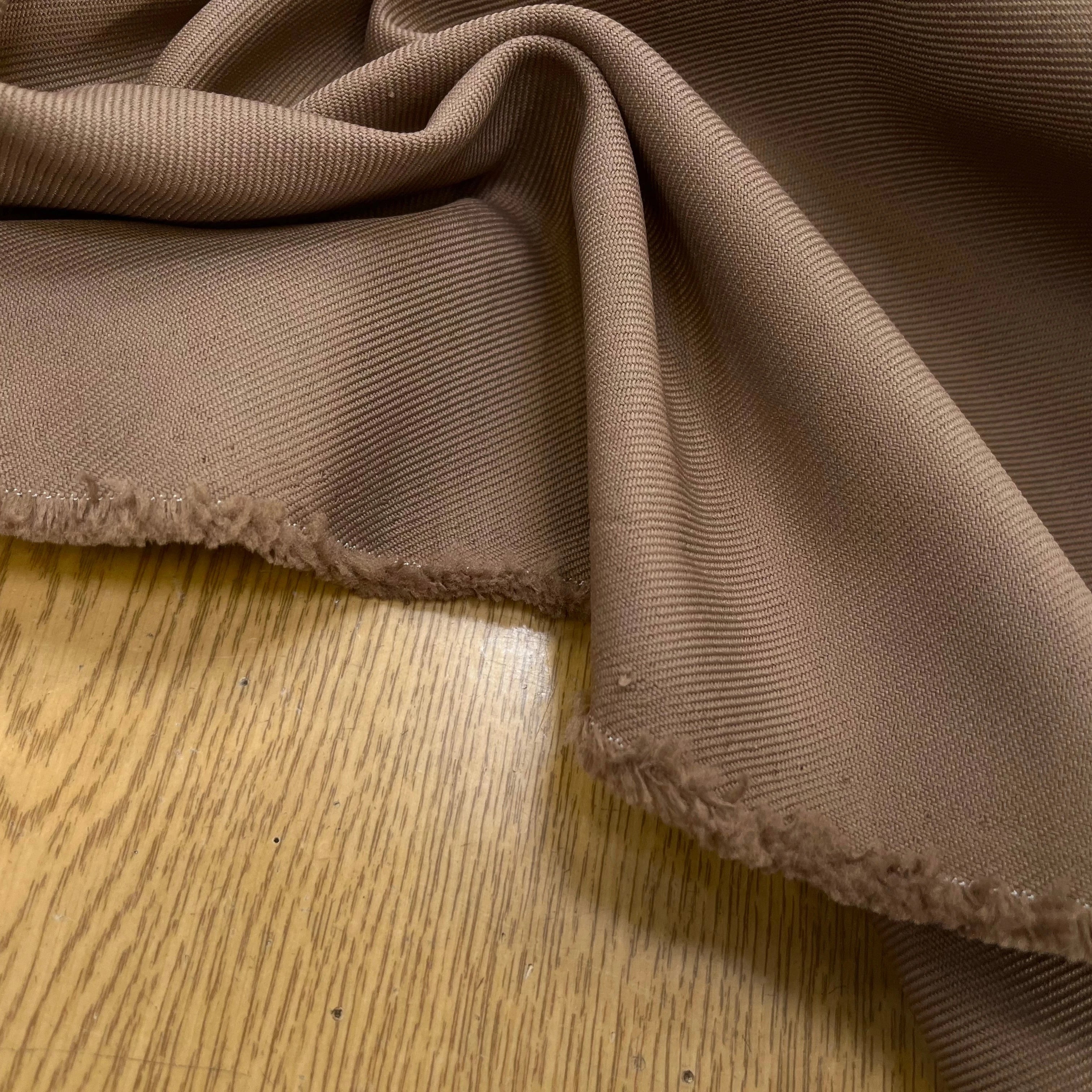 GABARDINE LOURDE STRIÉE TAUPE 1075 JAPAN - My Little Coupon