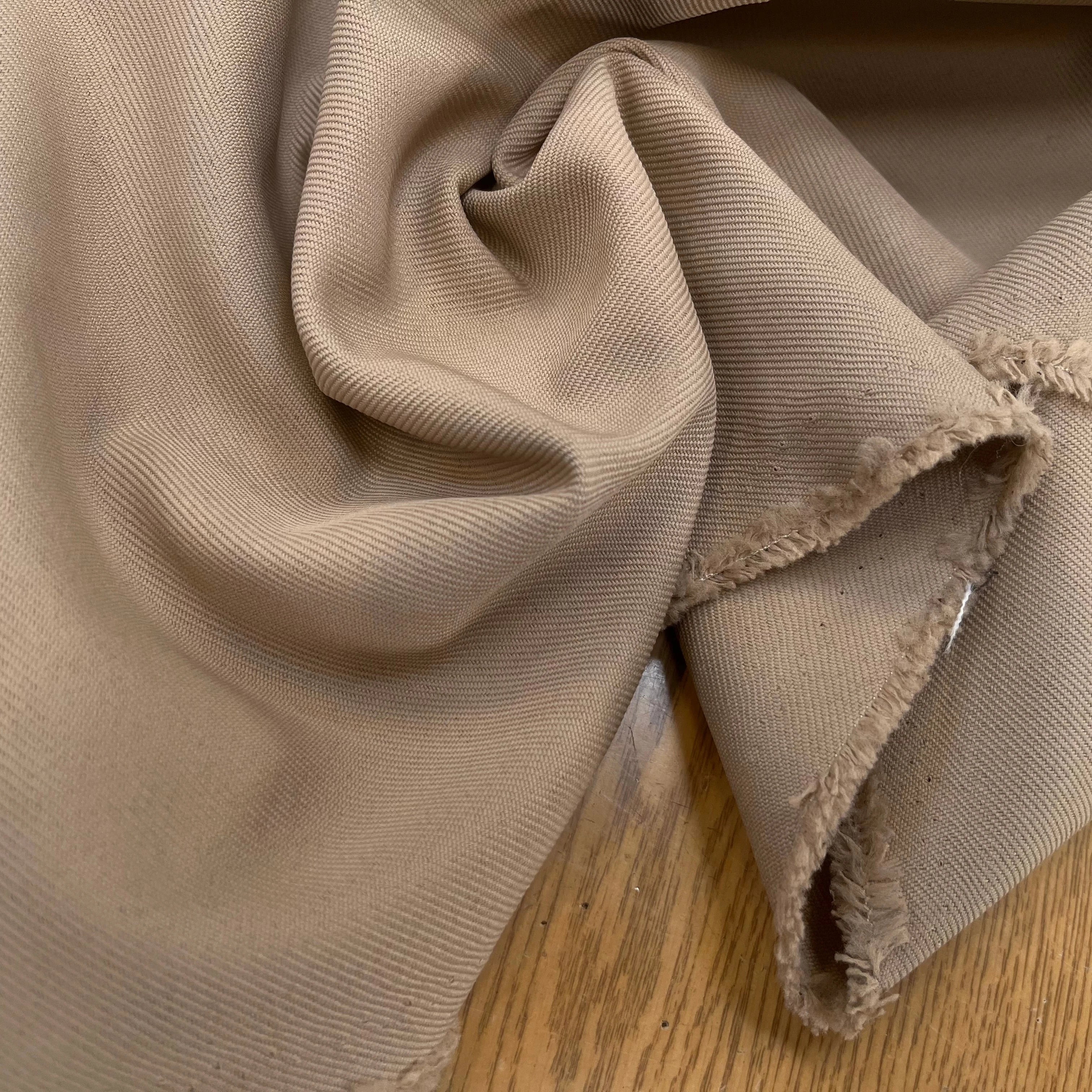 GABARDINE LOURDE STRIÉE TAUPE JAPAN - My Little Coupon