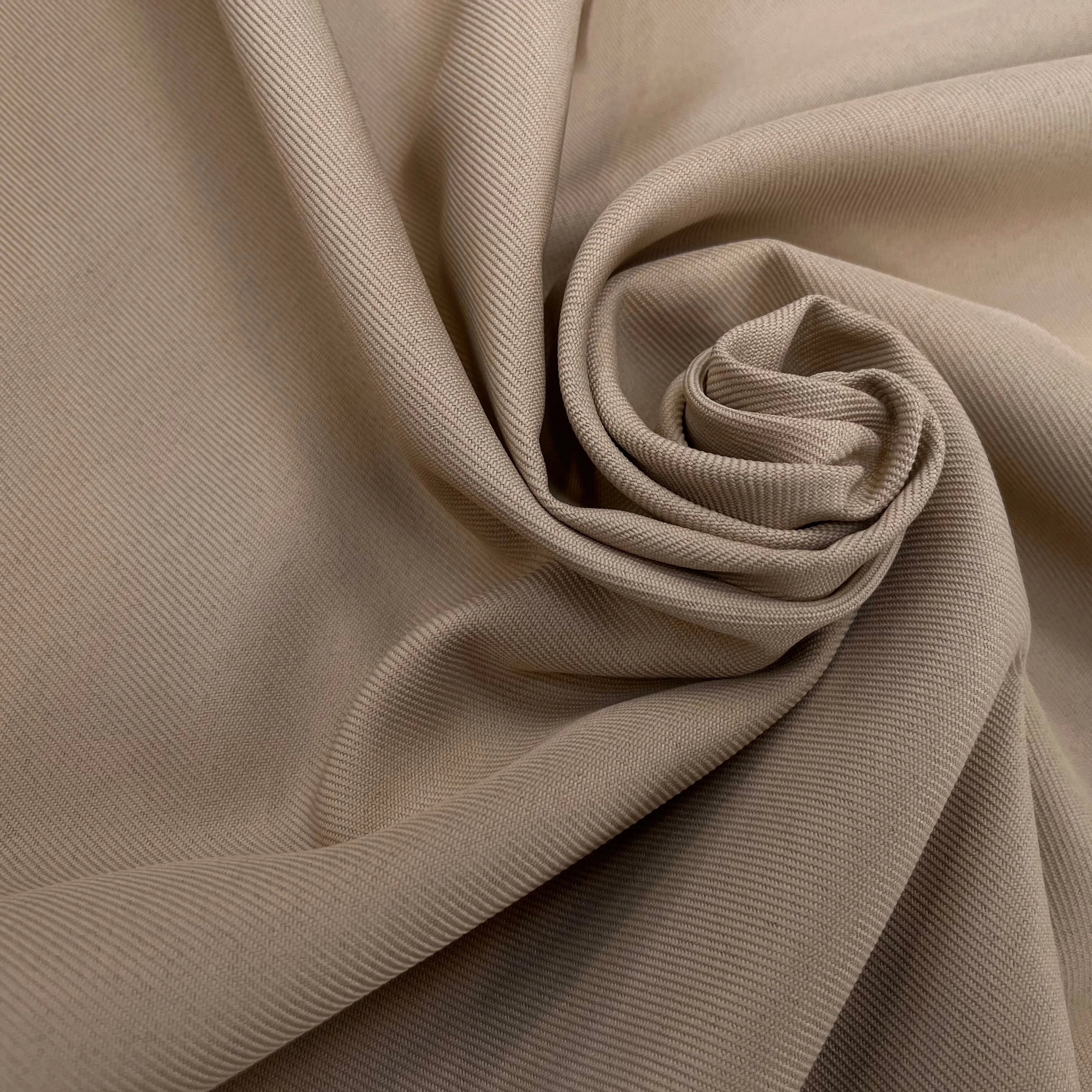 GABARDINE LOURDE STRIÉE TAUPE JAPAN - My Little Coupon