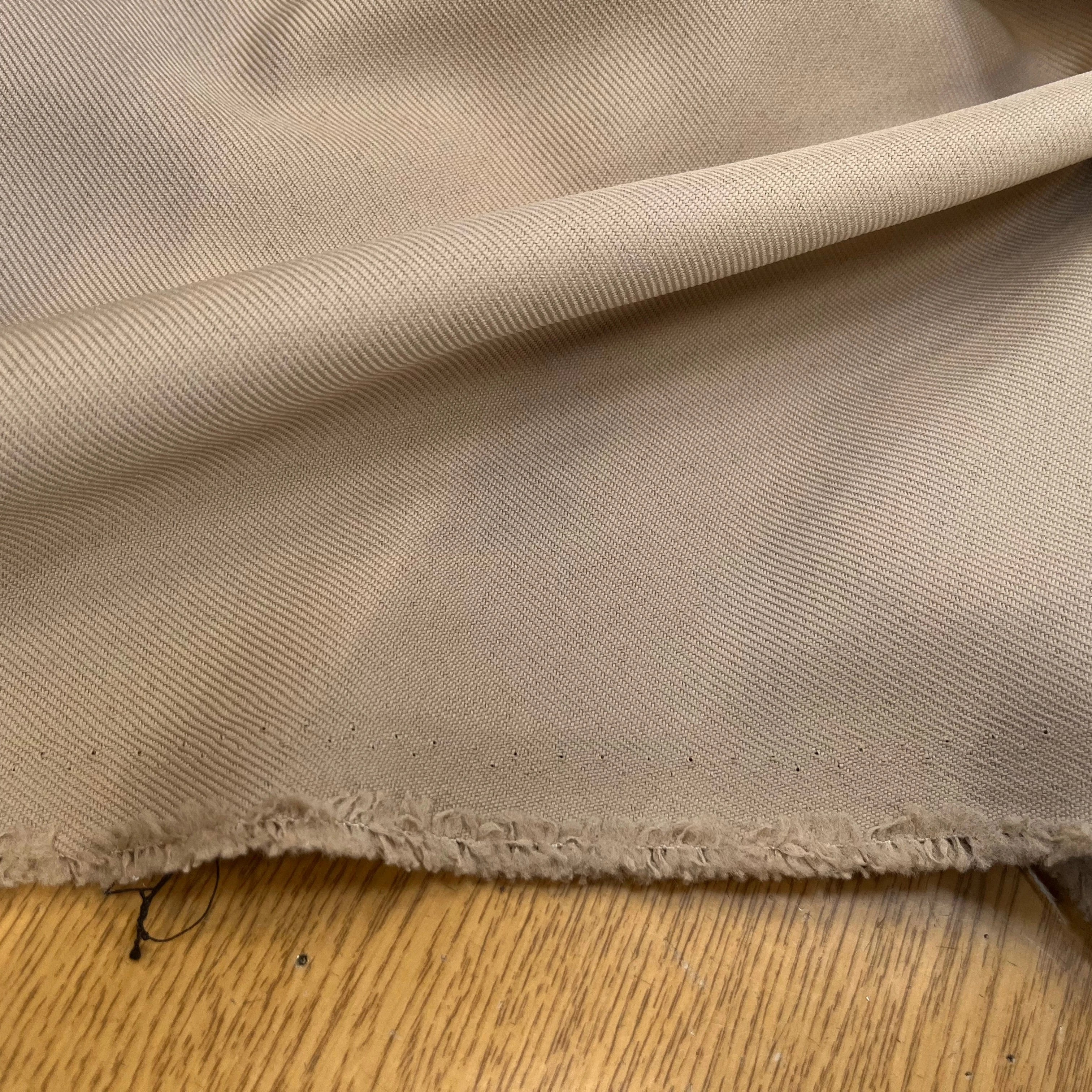 GABARDINE LOURDE STRIÉE TAUPE JAPAN - My Little Coupon