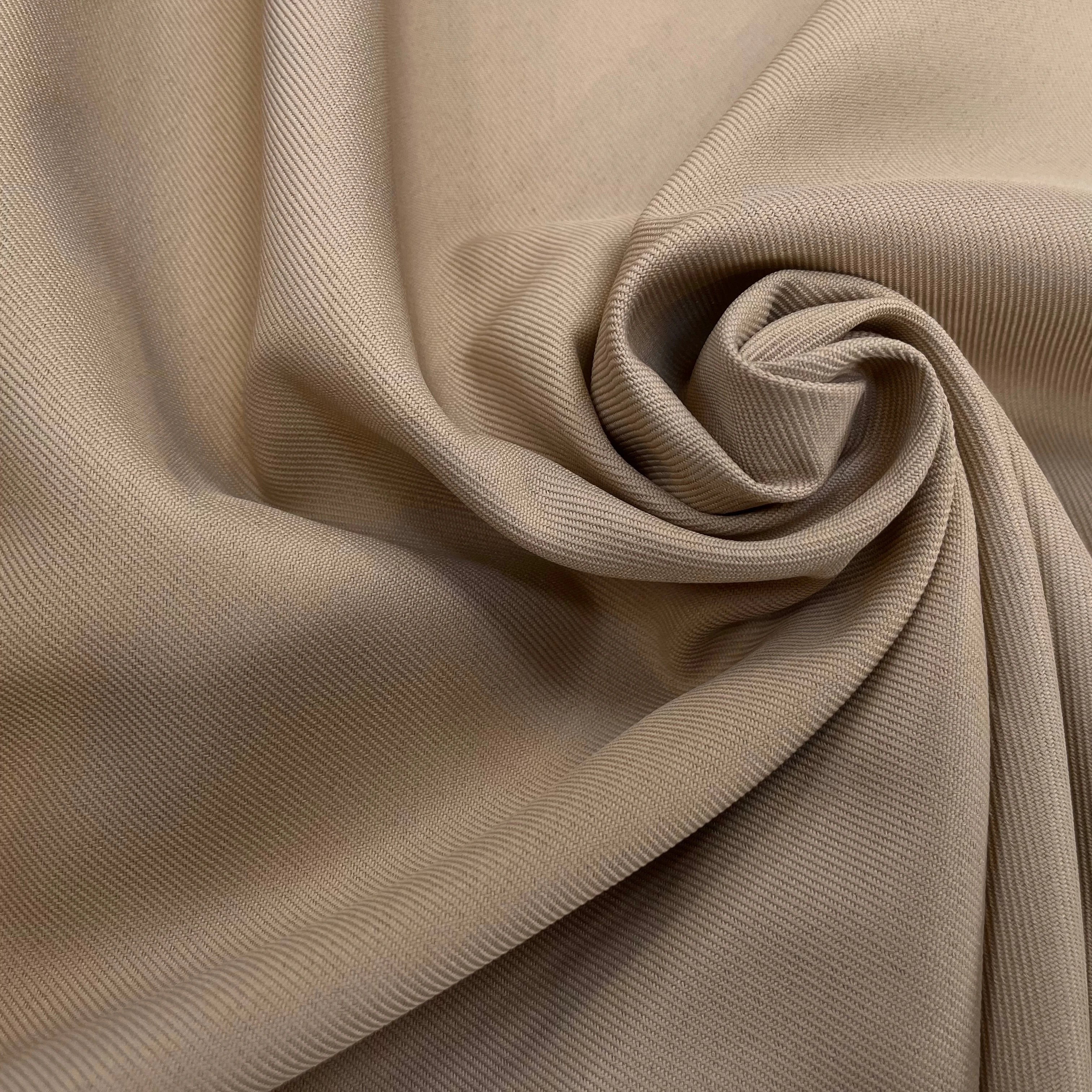 GABARDINE LOURDE STRIÉE TAUPE JAPAN - My Little Coupon